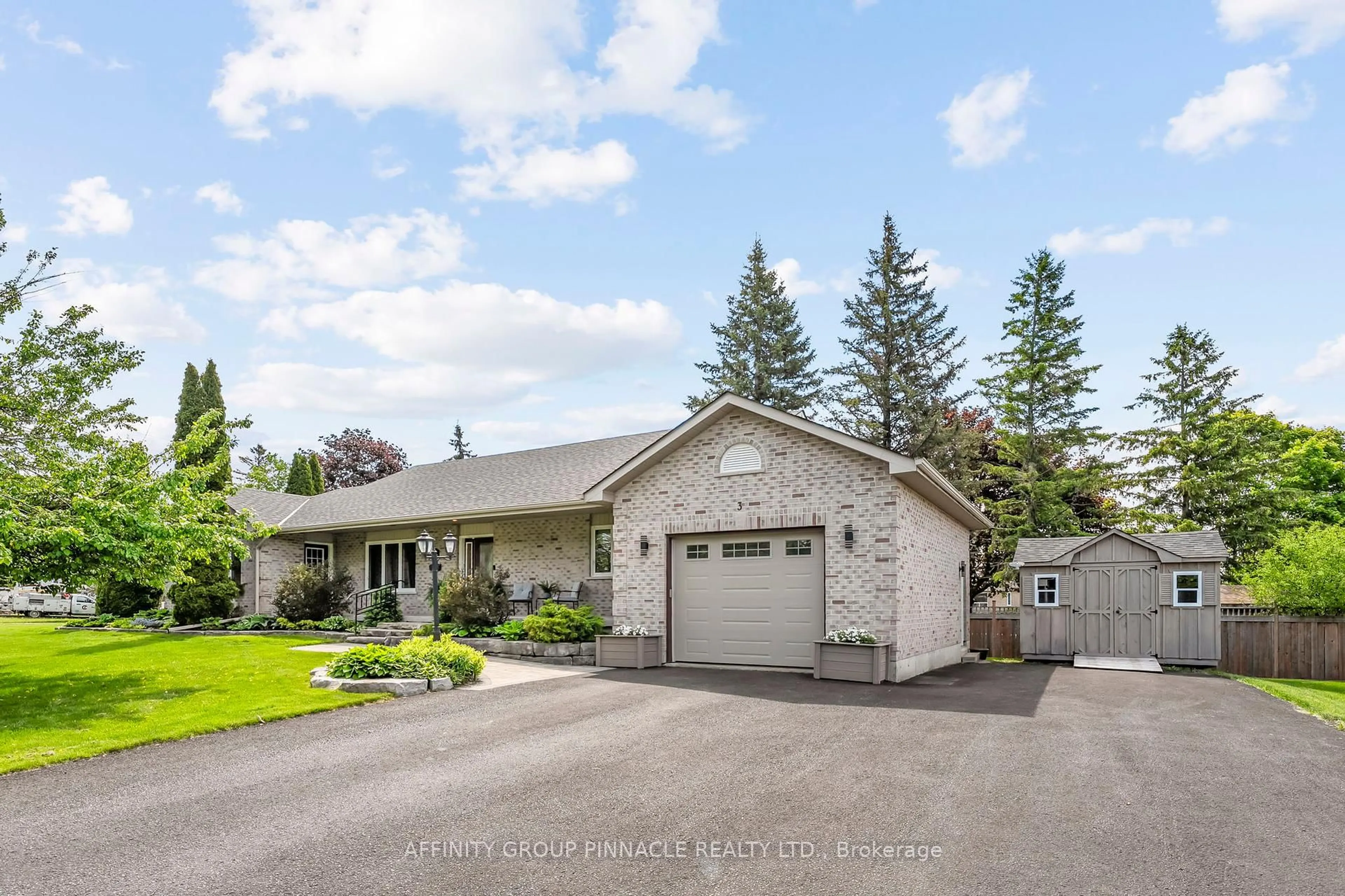 A pic from outside/outdoor area/front of a property/back of a property/a pic from drone, street for 3 David Dr, Kawartha Lakes Ontario K9V 5G7