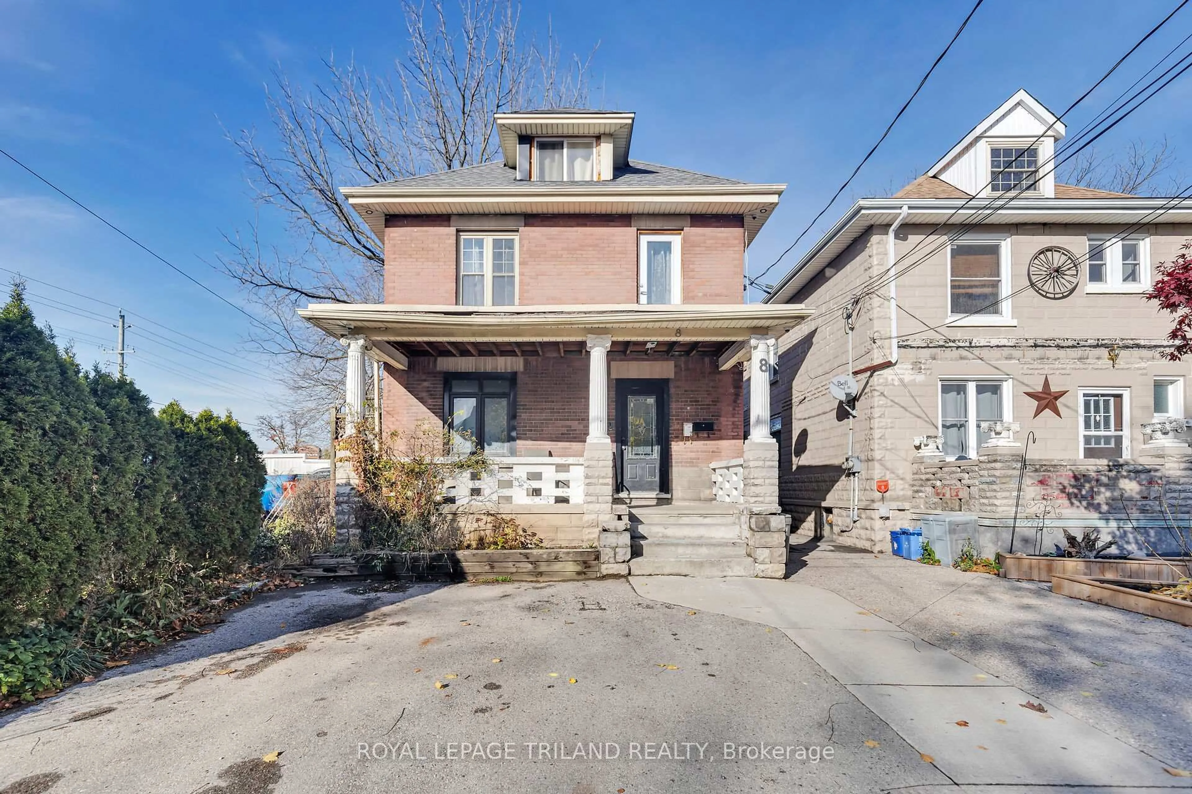 Home with brick exterior material, street for 8 Bruce St, London South Ontario N6C 1G4