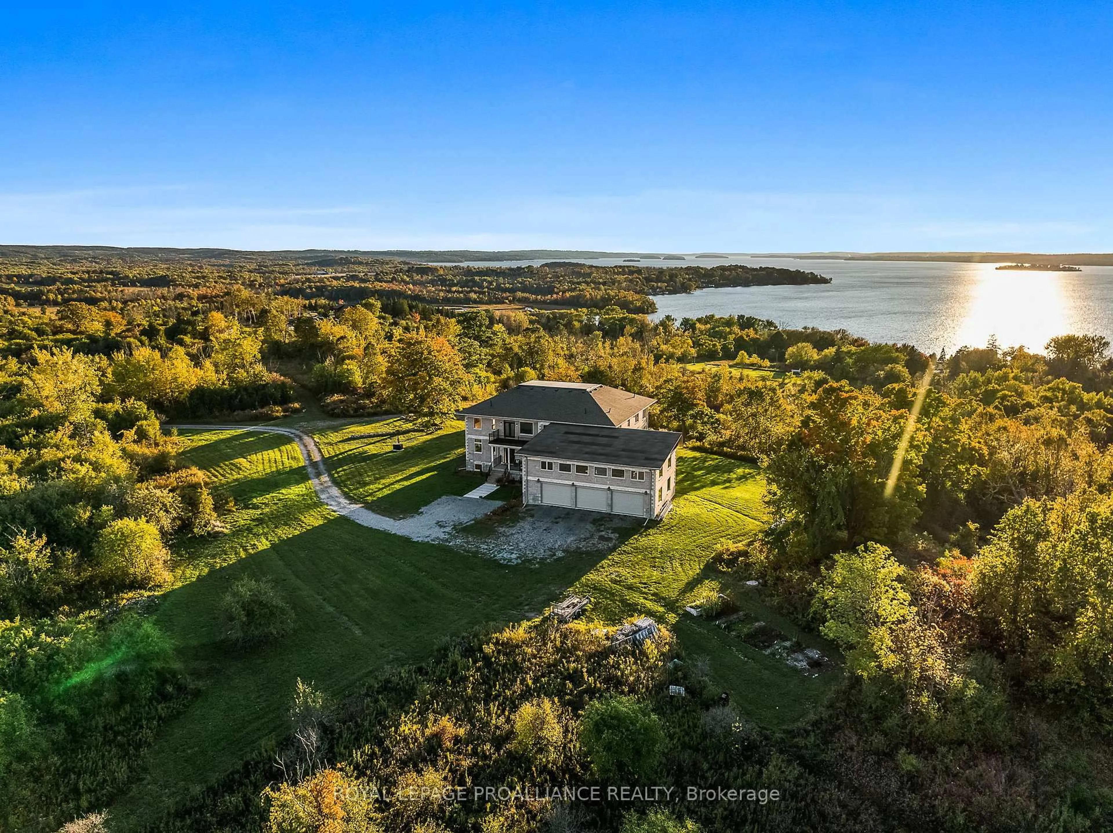 A pic from outside/outdoor area/front of a property/back of a property/a pic from drone, water/lake/river/ocean view for 138 Ingham Rd, Alnwick/Haldimand Ontario K0K 2X0