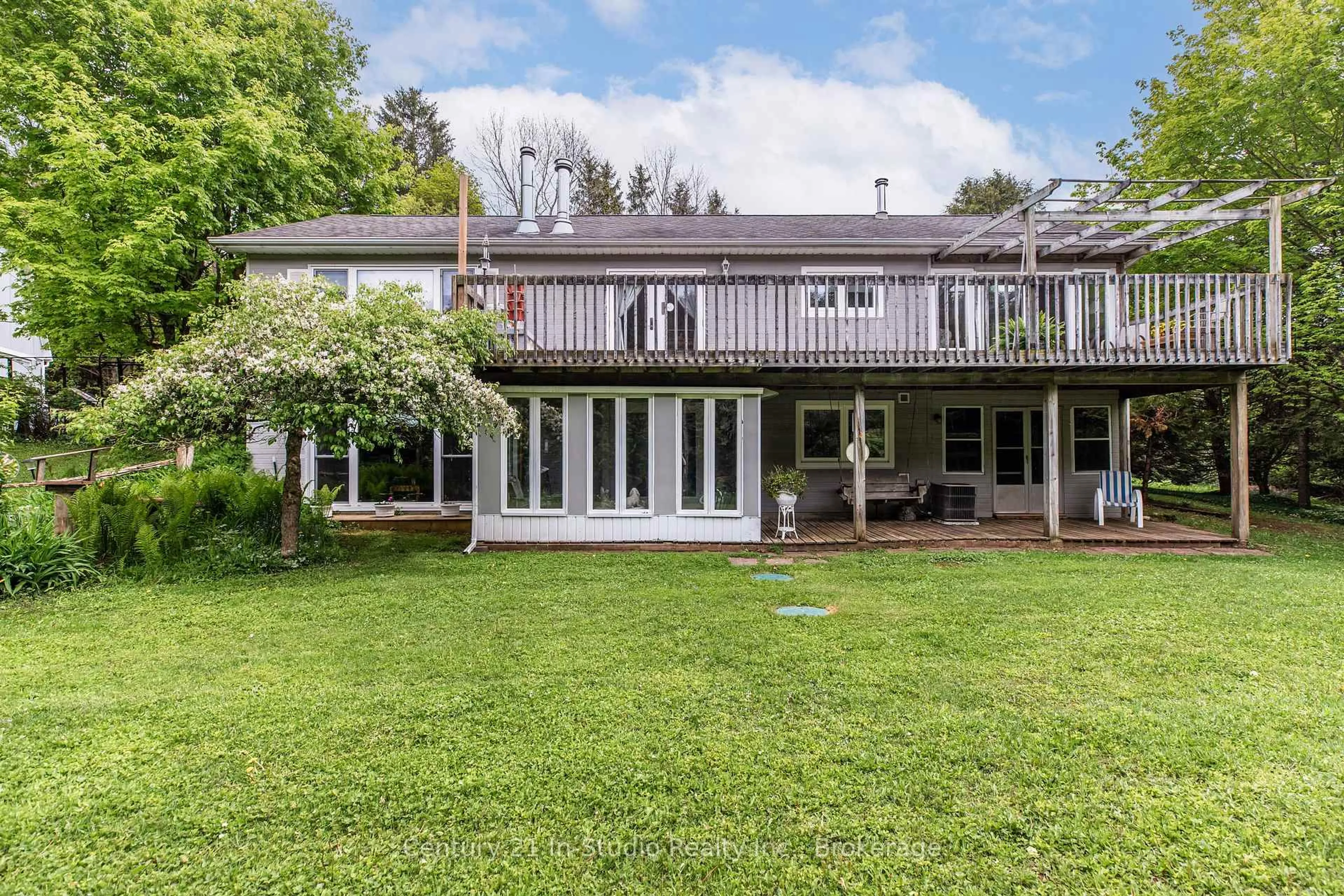 A pic from outside/outdoor area/front of a property/back of a property/a pic from drone, unknown for 305207 South Line A, Grey Highlands Ontario N0C 1K0