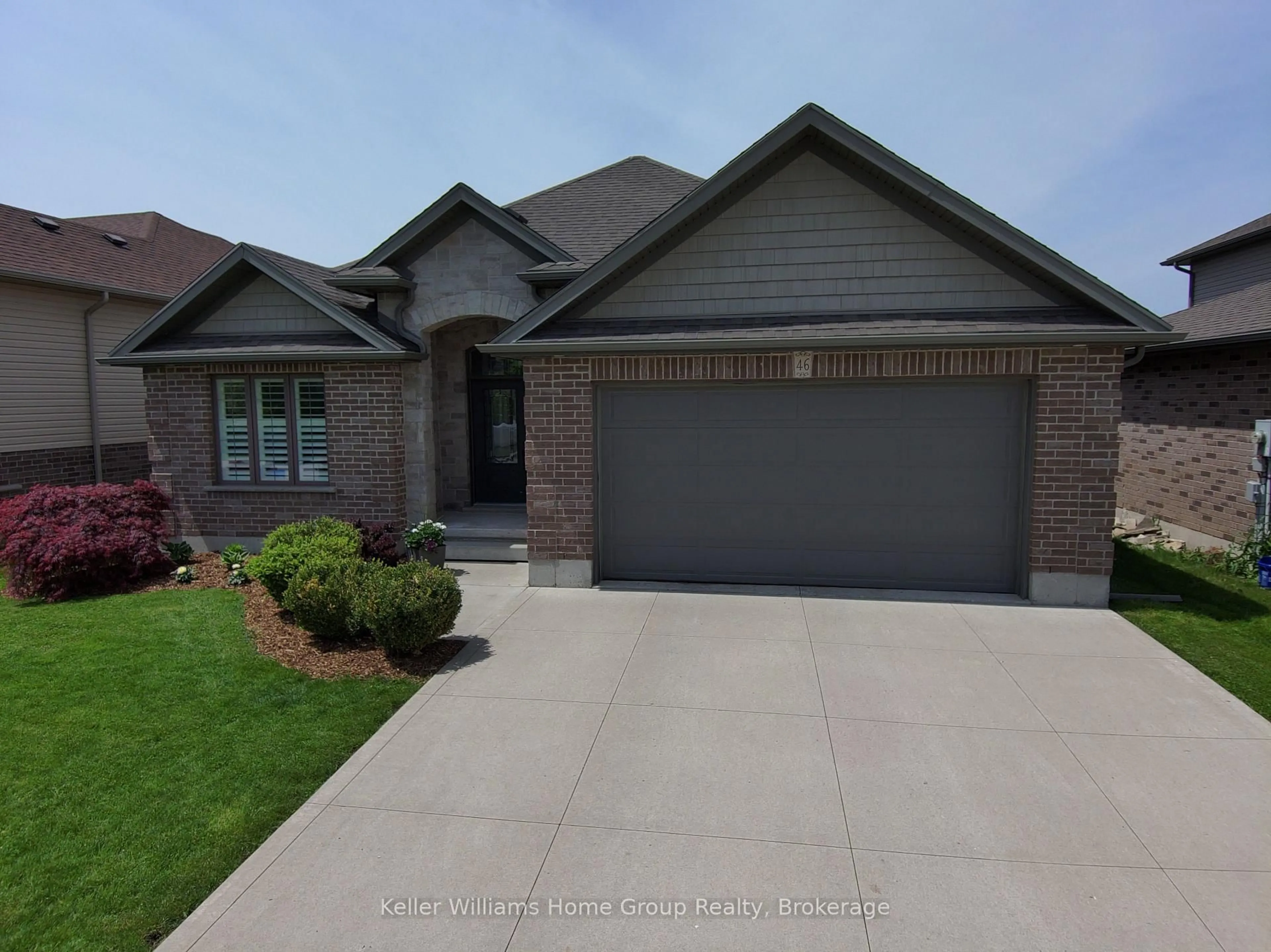 Home with brick exterior material, street for 46 Halliday Dr, East Zorra-Tavistock Ontario N0B 2R0