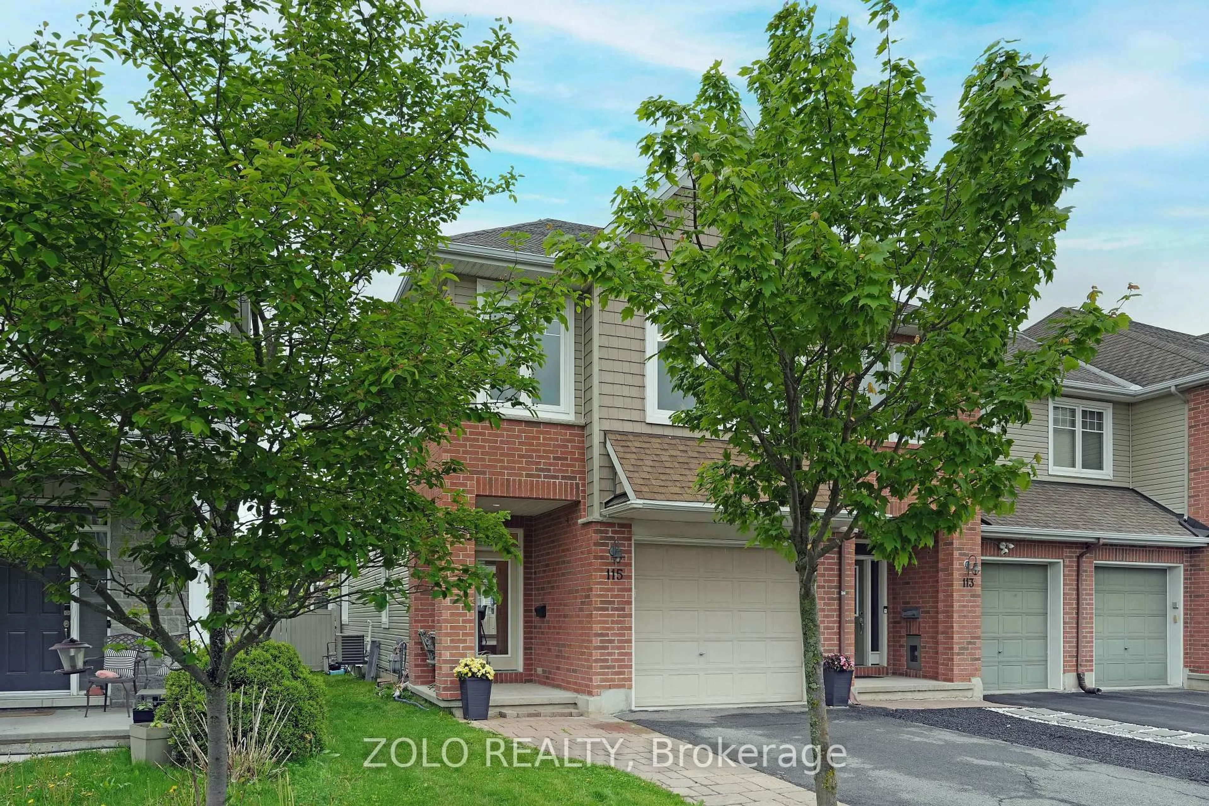 Home with brick exterior material, street for 115 Flat Sedge Cres, Ottawa Ontario K1T 0G8