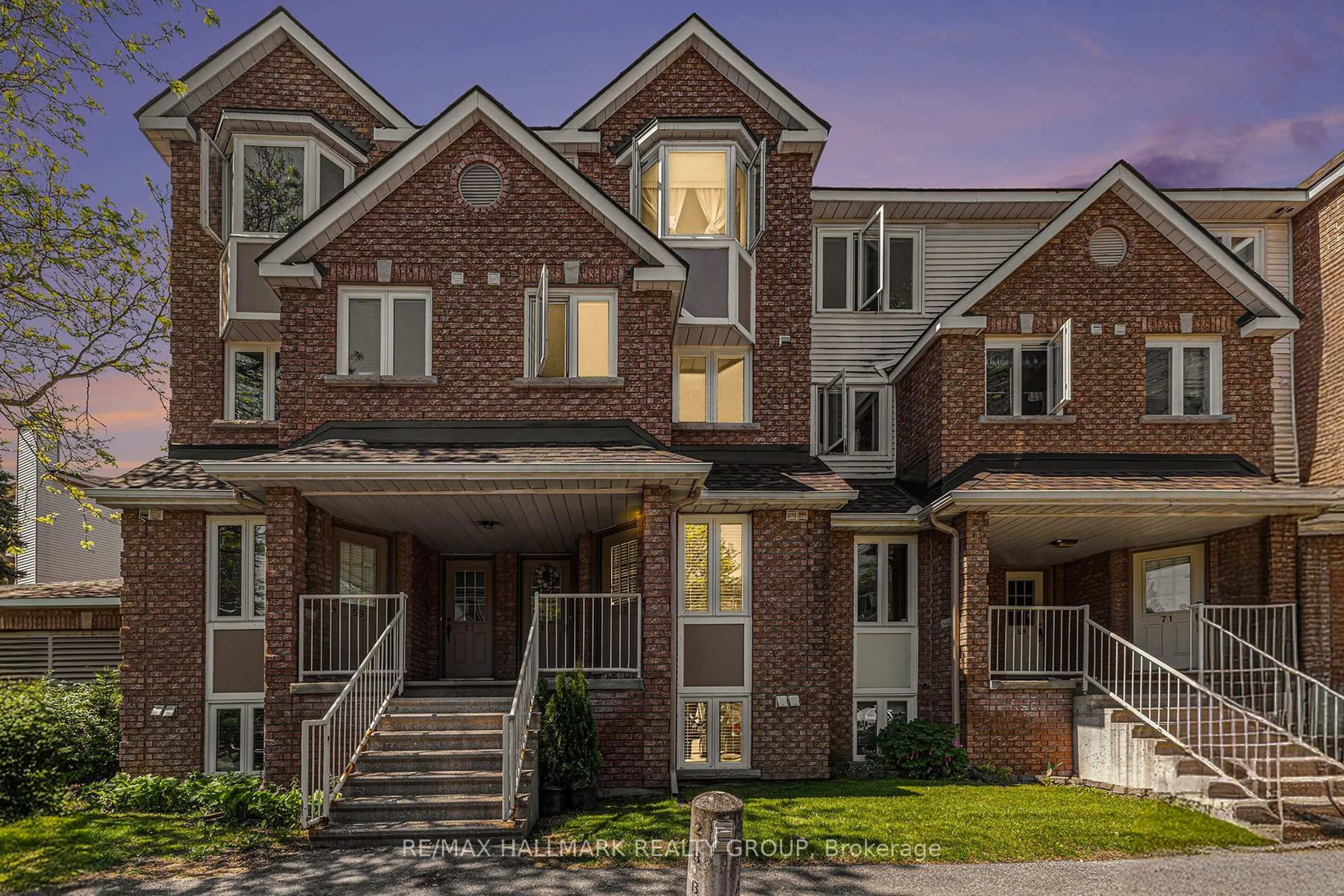Home with brick exterior material, street for 63 Briston Private, Ottawa Ontario K1G 5P8