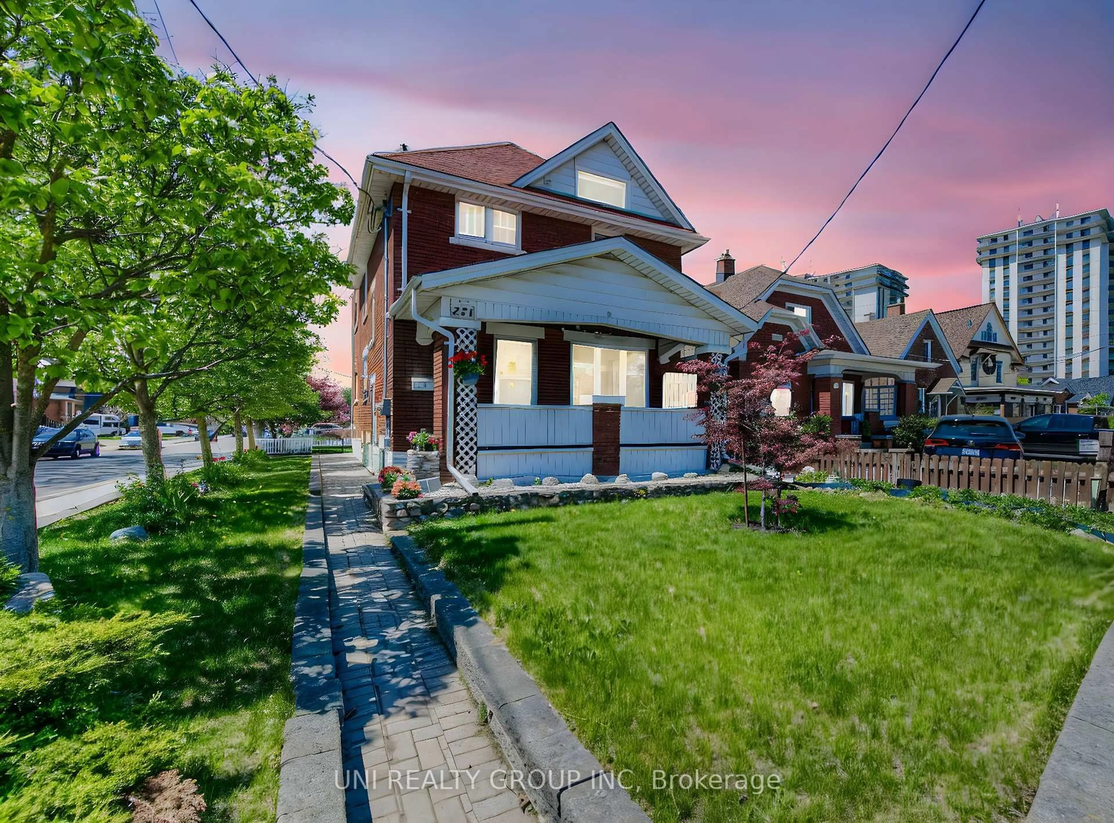 A pic from outside/outdoor area/front of a property/back of a property/a pic from drone, street for 251 Margaret Ave, Kitchener Ontario N2H 4J6