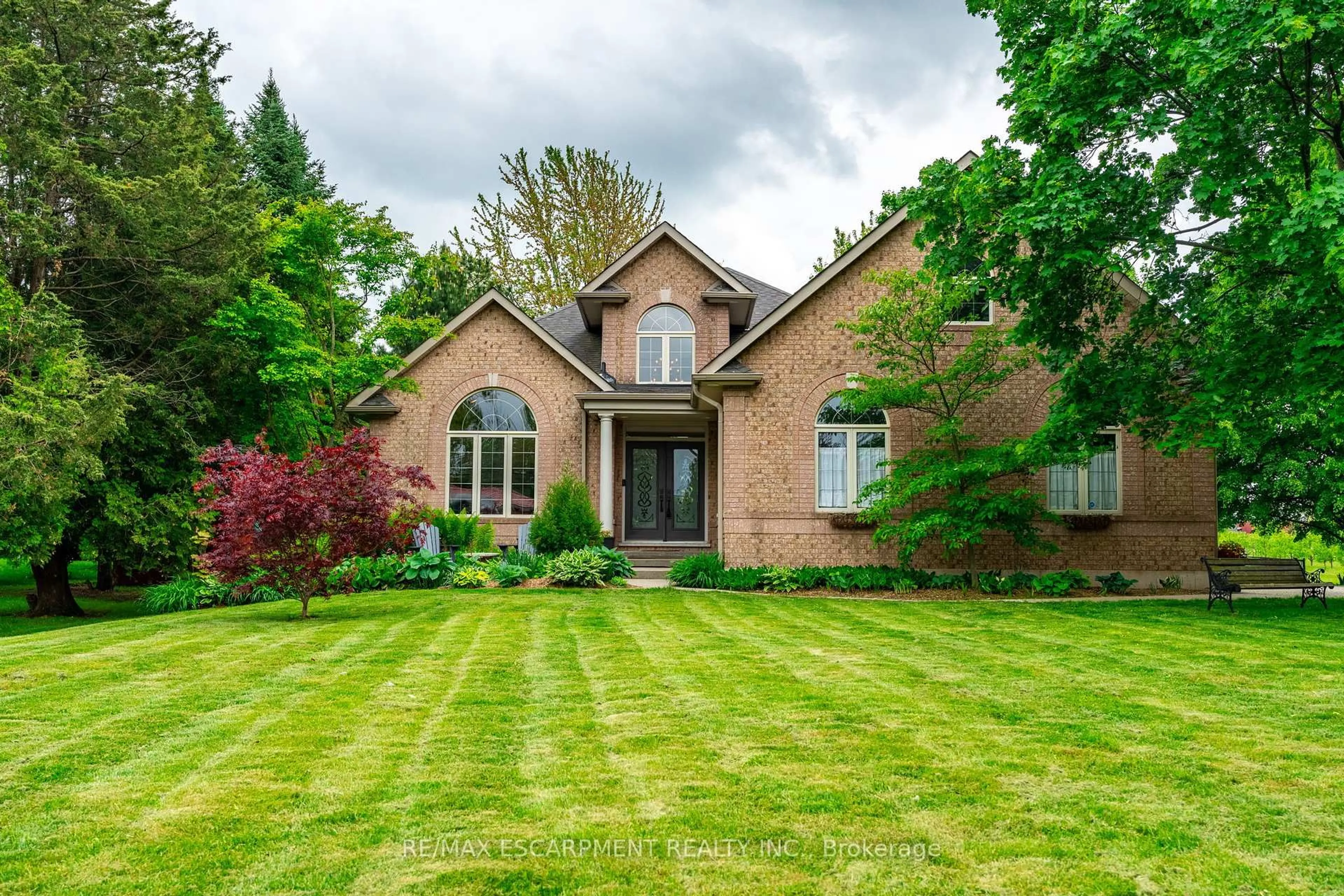 Home with brick exterior material, street for 248 4th Concession Rd, Hamilton Ontario L8B 1J3