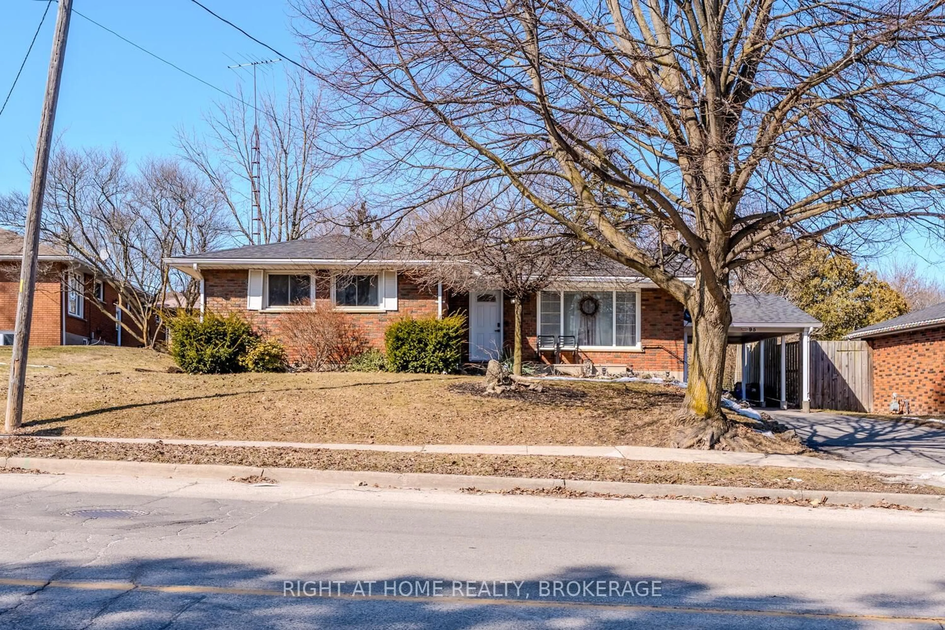 Home with brick exterior material, street for 95 Silver St, Brant Ontario N3L 1T8