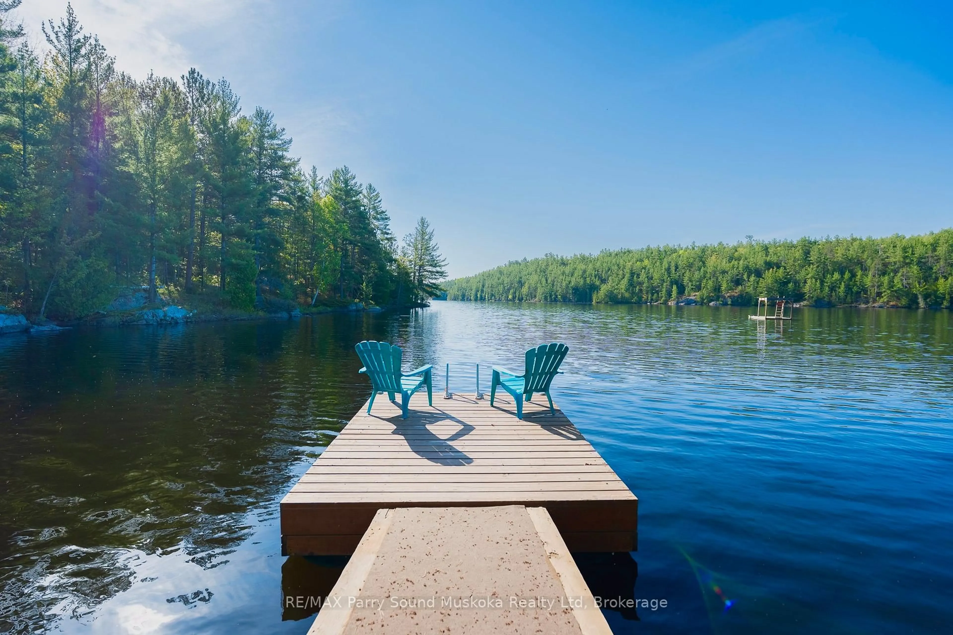 Patio, water/lake/river/ocean view for 189 Pine Beach Rd, French River Ontario P0M 2K0