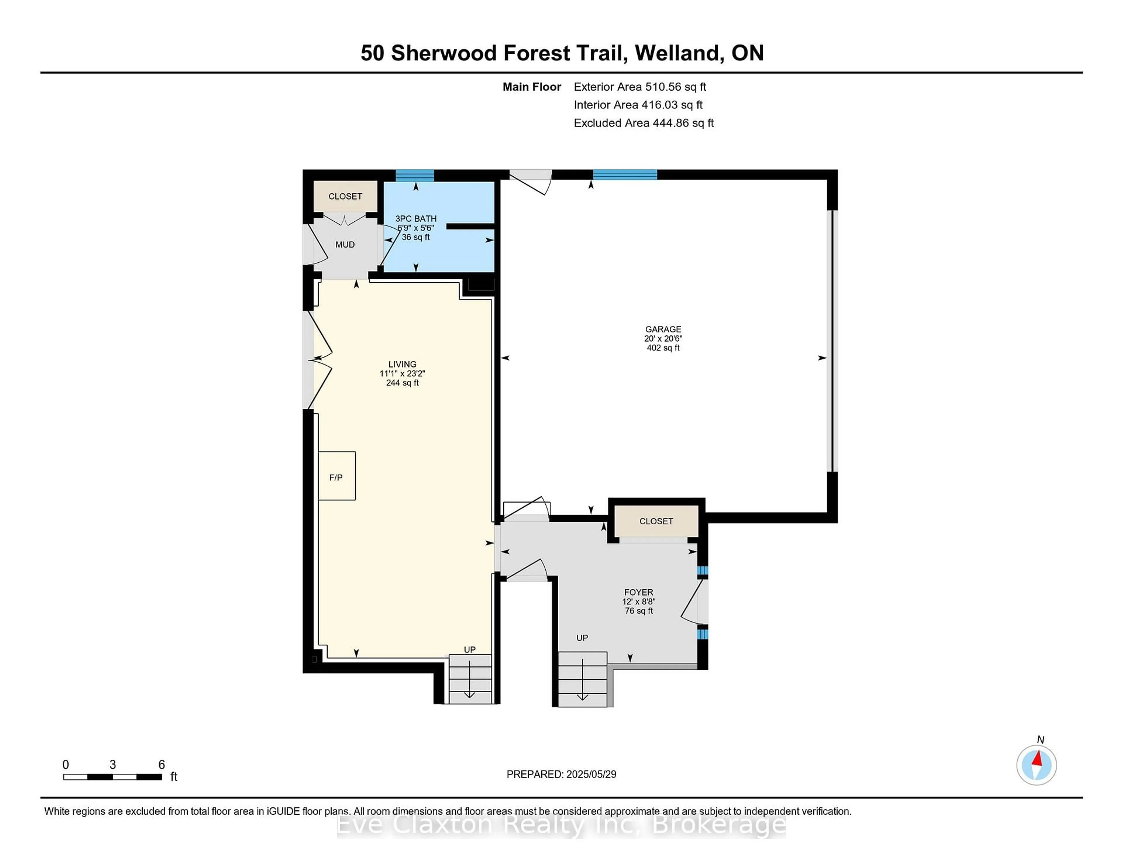 Floor plan for 50 Sherwood Forest Tr, Welland Ontario L3C 5X6