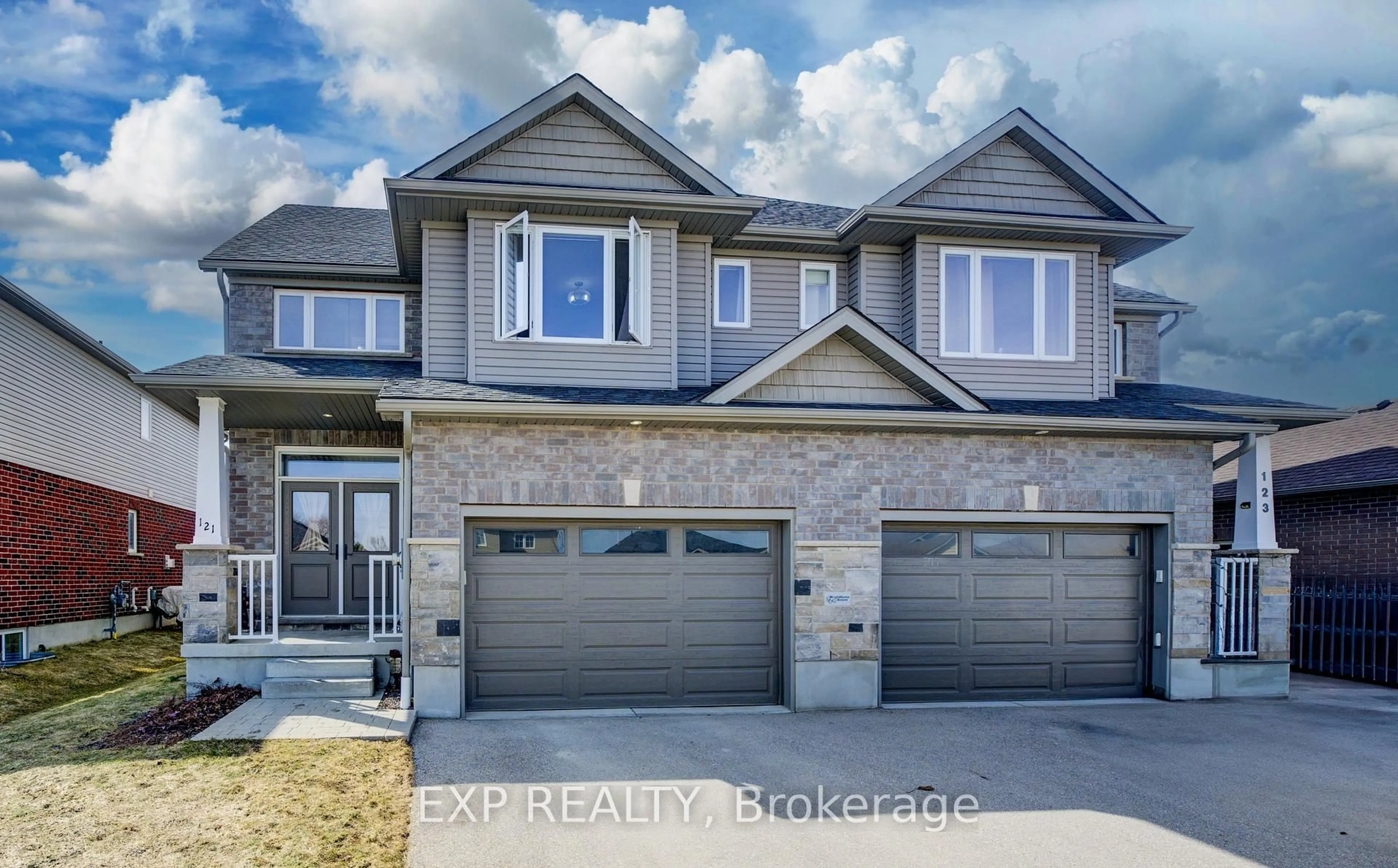 Home with brick exterior material, street for 121 Bridge Cres, Minto Ontario N0G 2P0