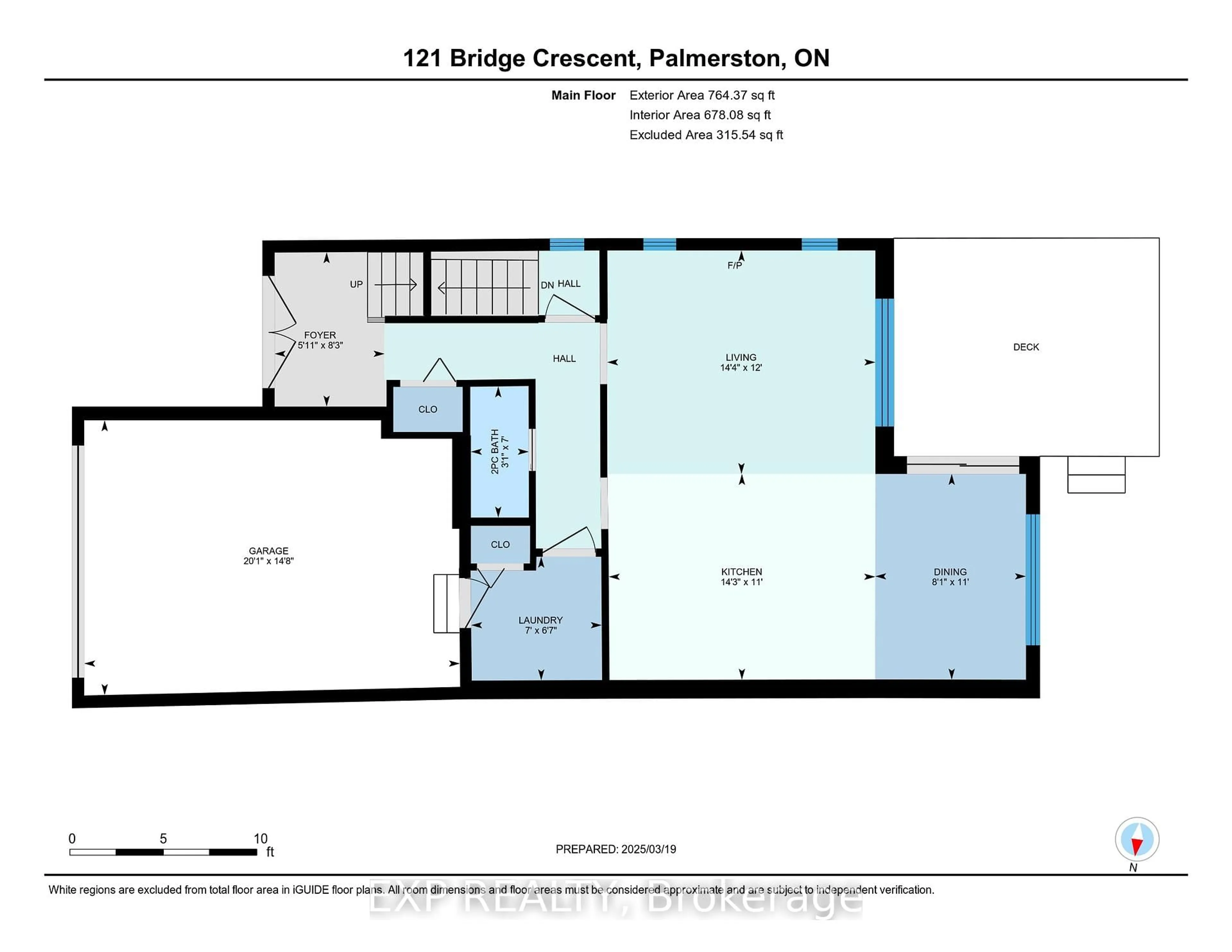 Floor plan for 121 Bridge Cres, Minto Ontario N0G 2P0