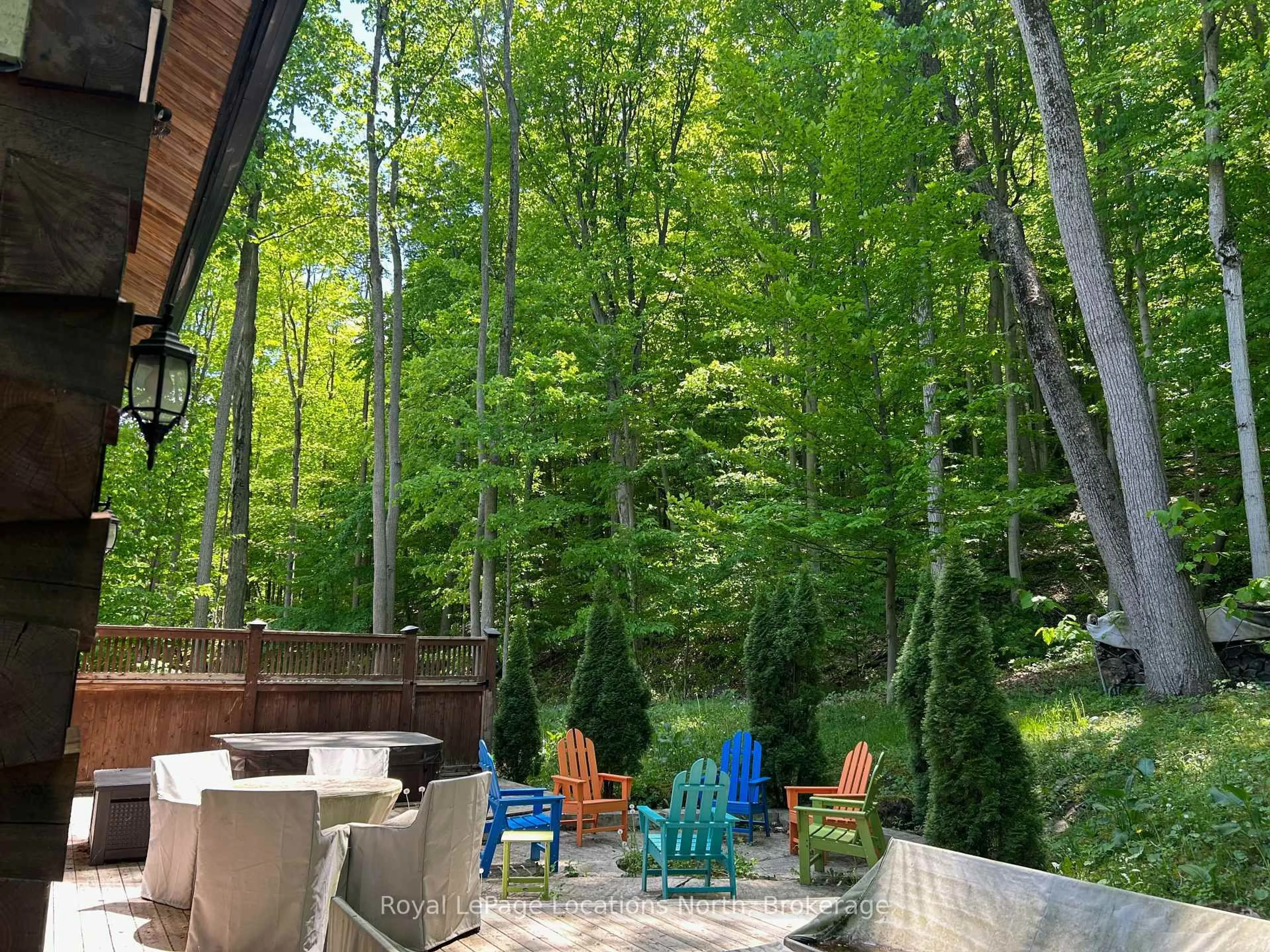 Patio, forest/trees view for 112 STARLIGHT Lane, Meaford Ontario N0H 2P0
