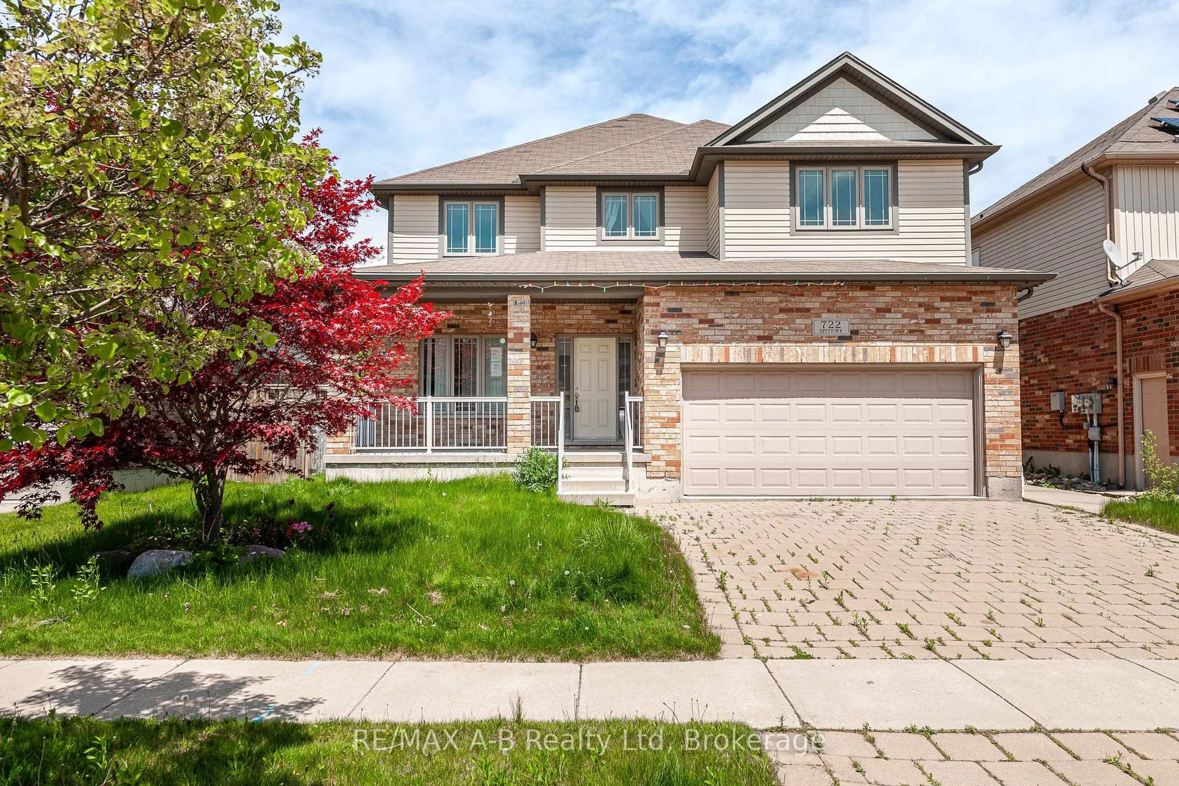 Home with brick exterior material, street for 722 Spitfire St, Woodstock Ontario N4T 0B1