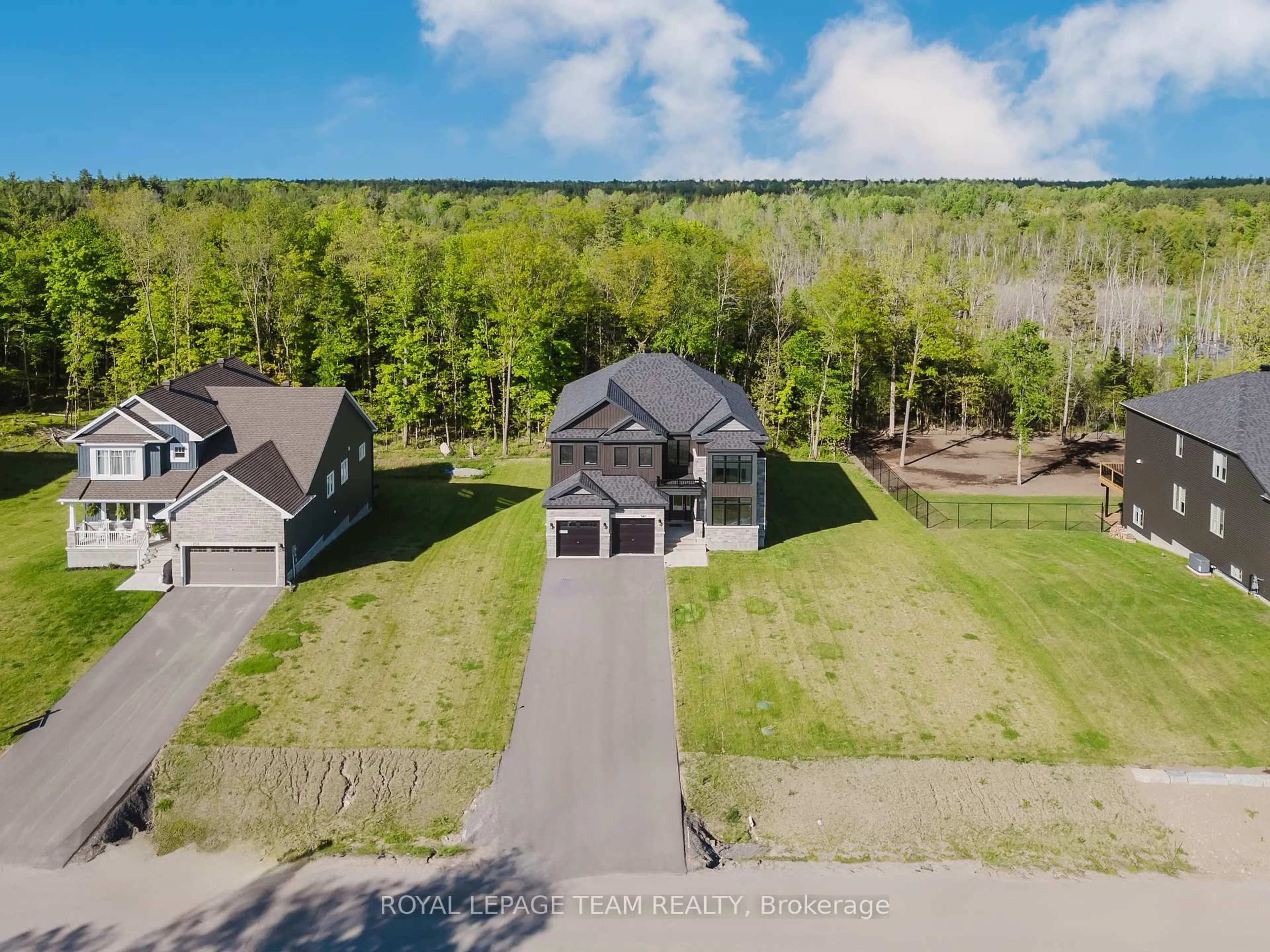 A pic from outside/outdoor area/front of a property/back of a property/a pic from drone, water/lake/river/ocean view for 260 Antler Crt, Almonte Ontario K0A 1A0
