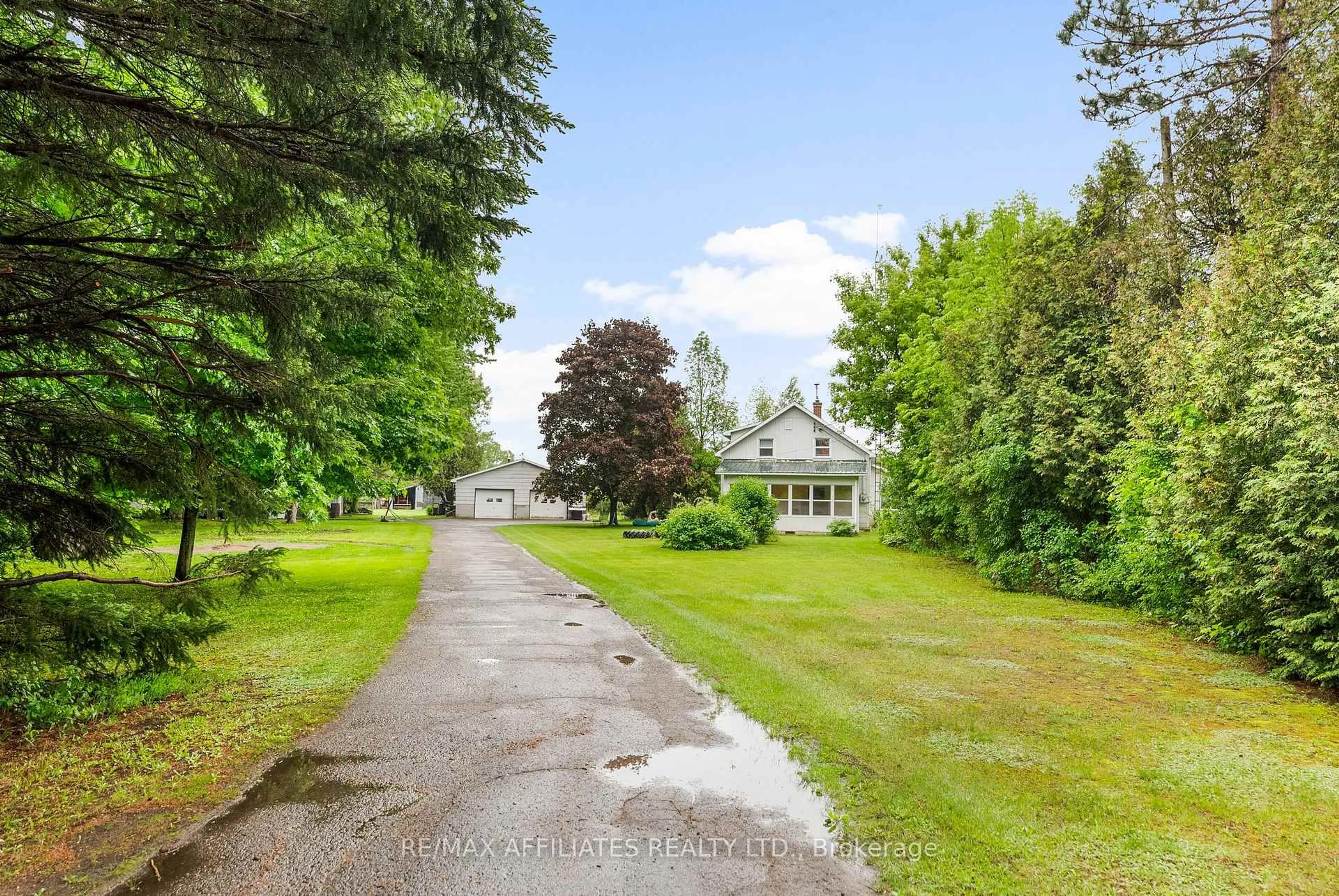 A pic from outside/outdoor area/front of a property/back of a property/a pic from drone, street for 7459 County 21 Rd, Augusta Ontario K0E 1X0