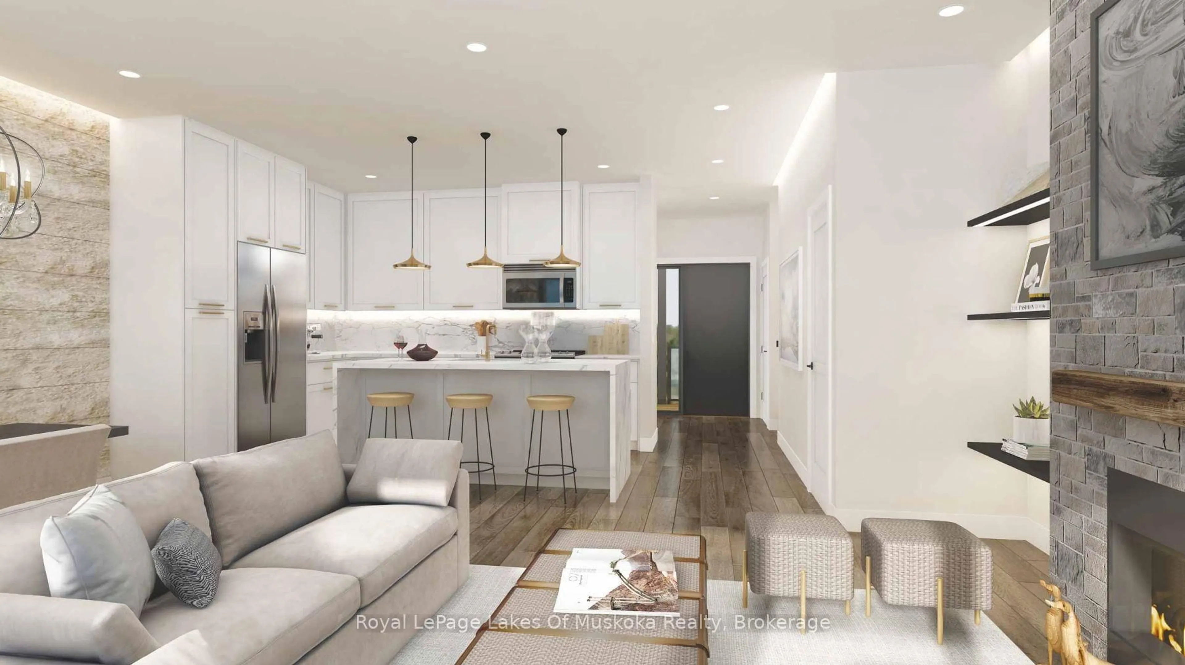 Open concept kitchen, unknown for 249 Cresent Bay Lane #214, Huntsville Ontario P1H 1C2
