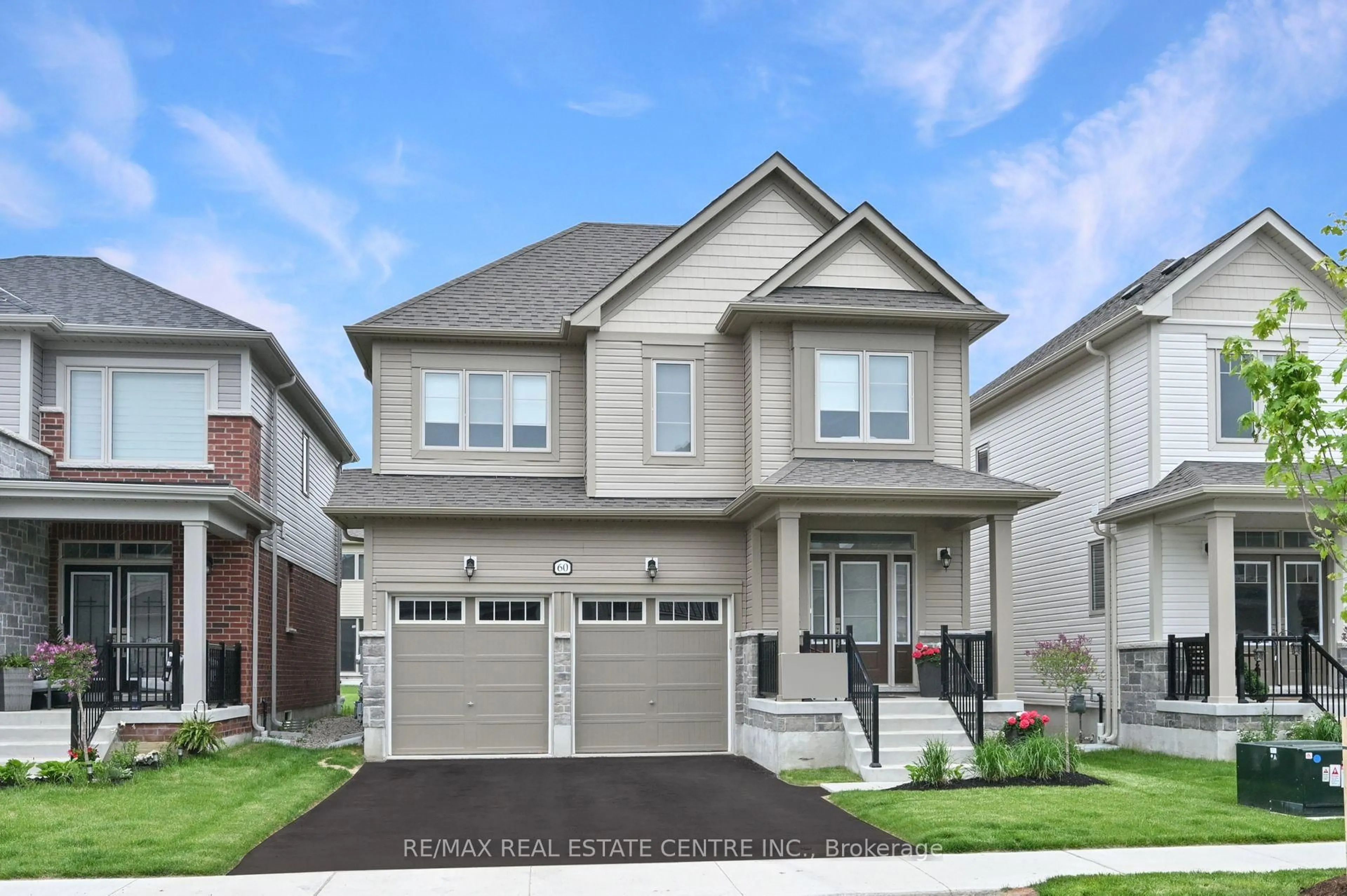 Home with brick exterior material, street for 60 Povey Rd, Centre Wellington Ontario N1M 0J6