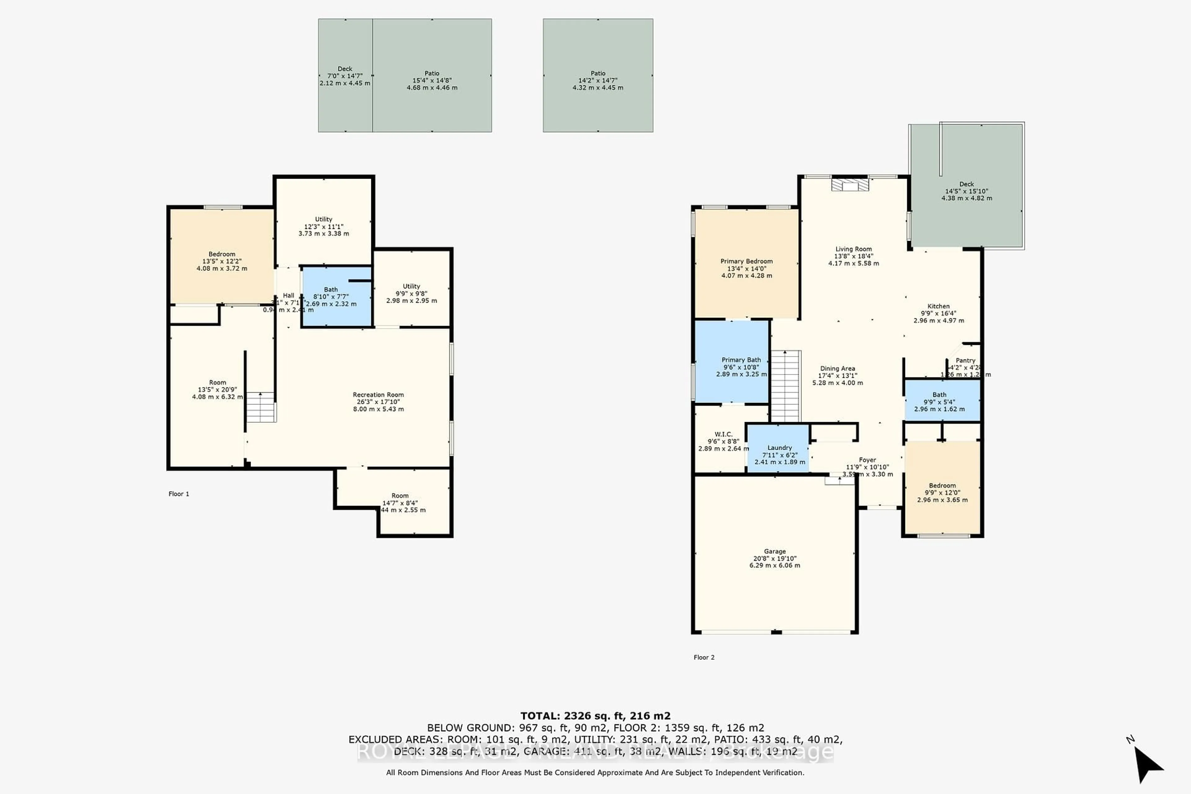Floor plan for 208 Emery St, Central Elgin Ontario N5L 0A5