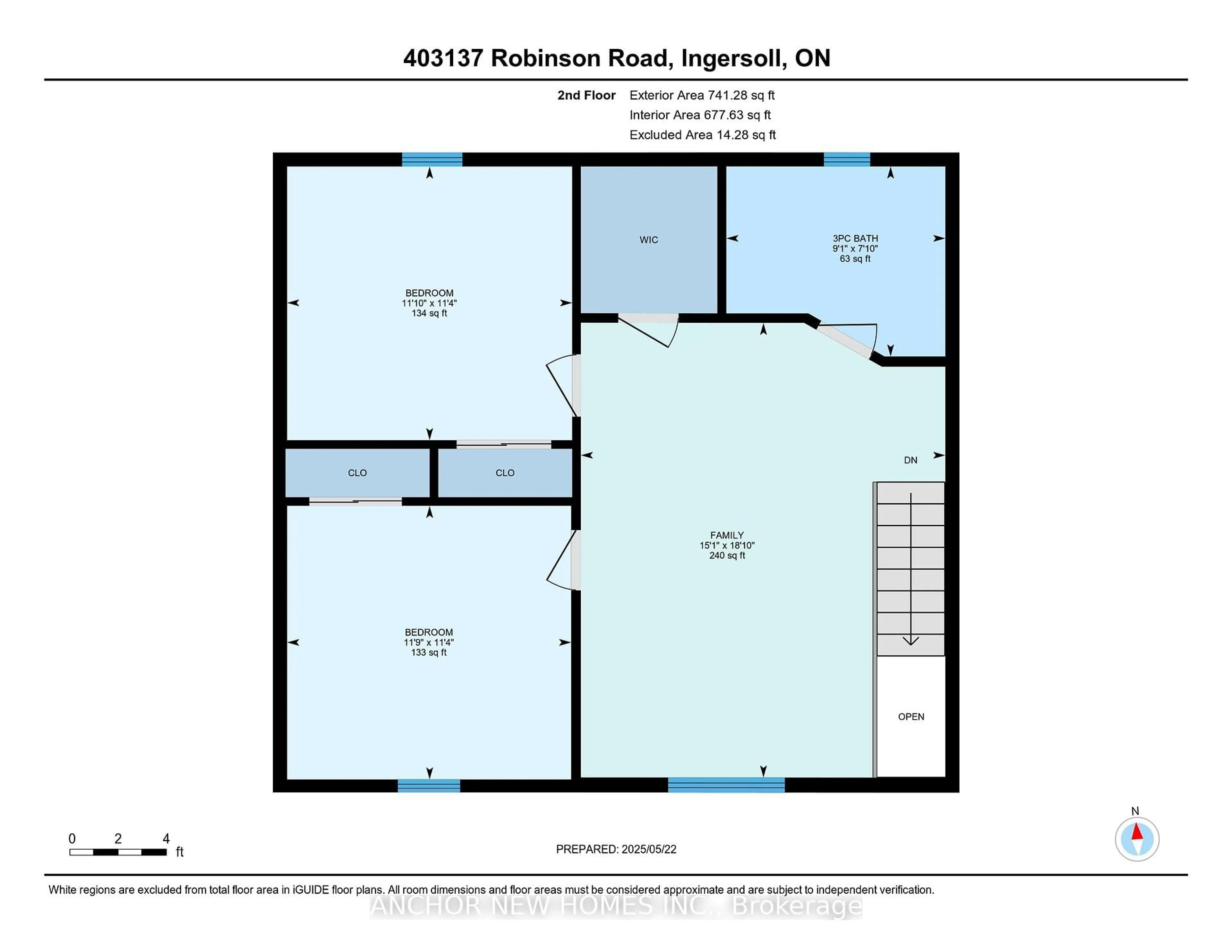 Floor plan for 403137 ROBINSON Rd, South-West Oxford Ontario N5C 3J7