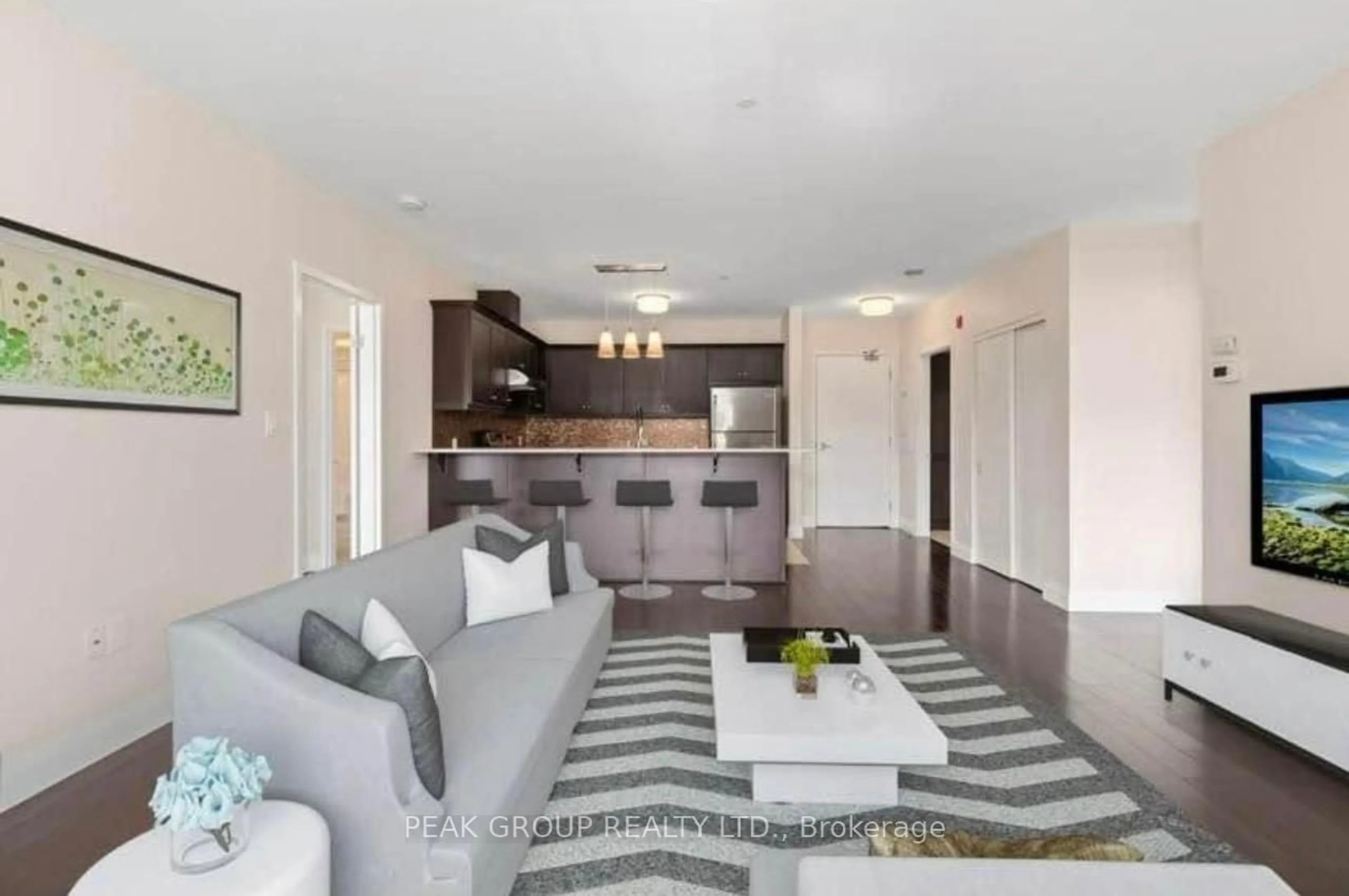 Living room with furniture, unknown for 26 Wellington St #204, St. Catharines Ontario L2R 5P8