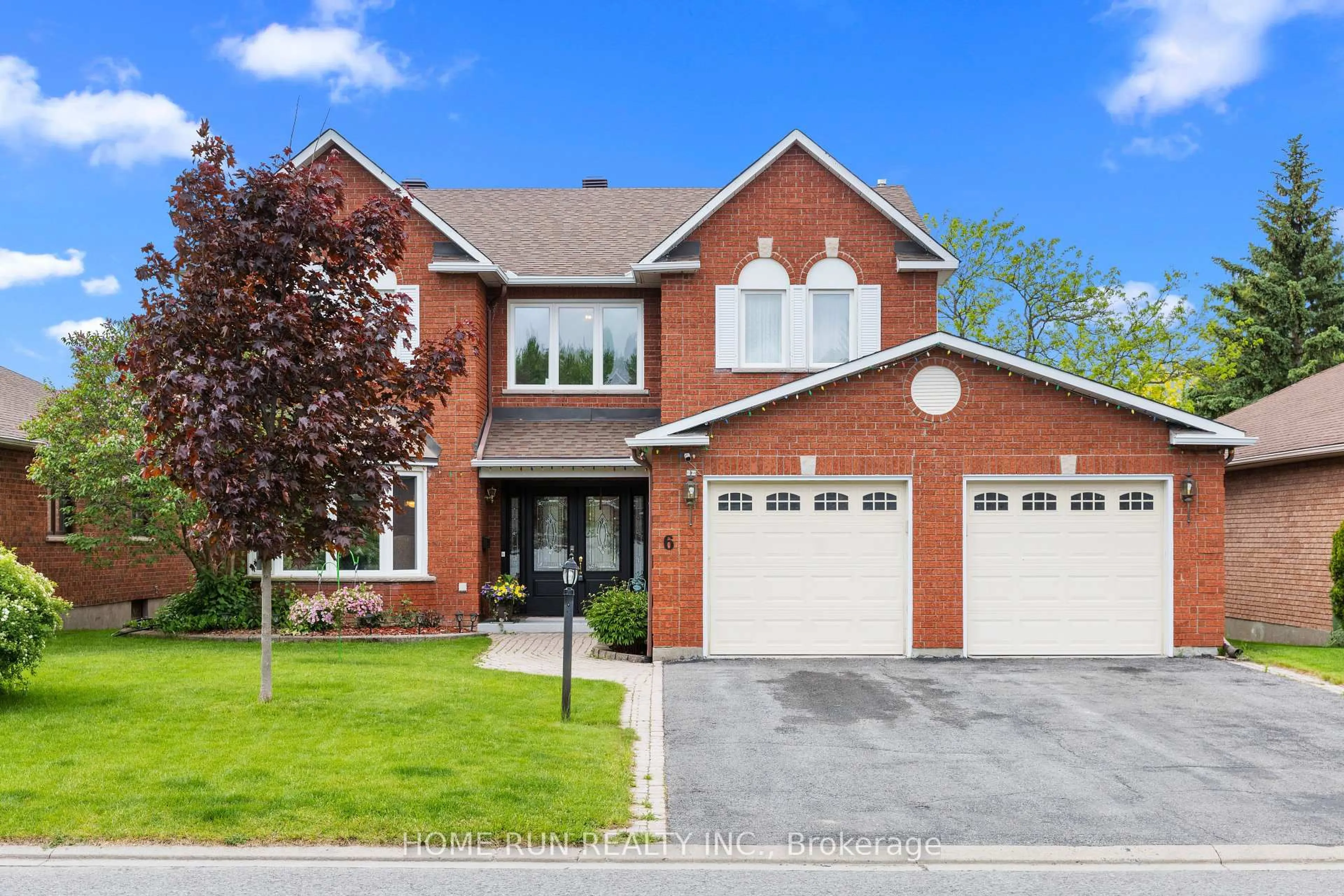 Home with brick exterior material, street for 6 Zokol Cres, Ottawa Ontario K2K 2K5