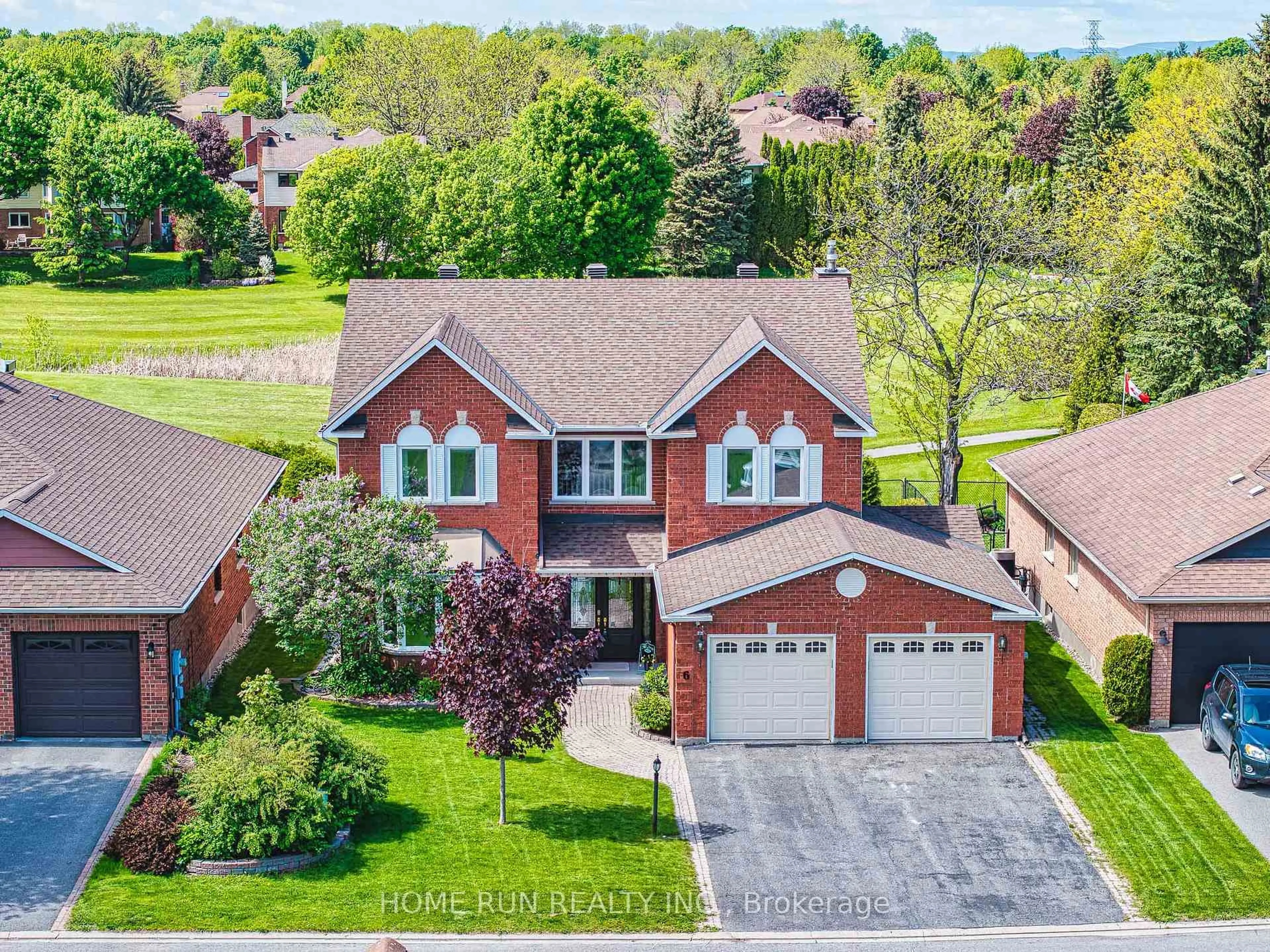 A pic from outside/outdoor area/front of a property/back of a property/a pic from drone, street for 6 Zokol Cres, Ottawa Ontario K2K 2K5