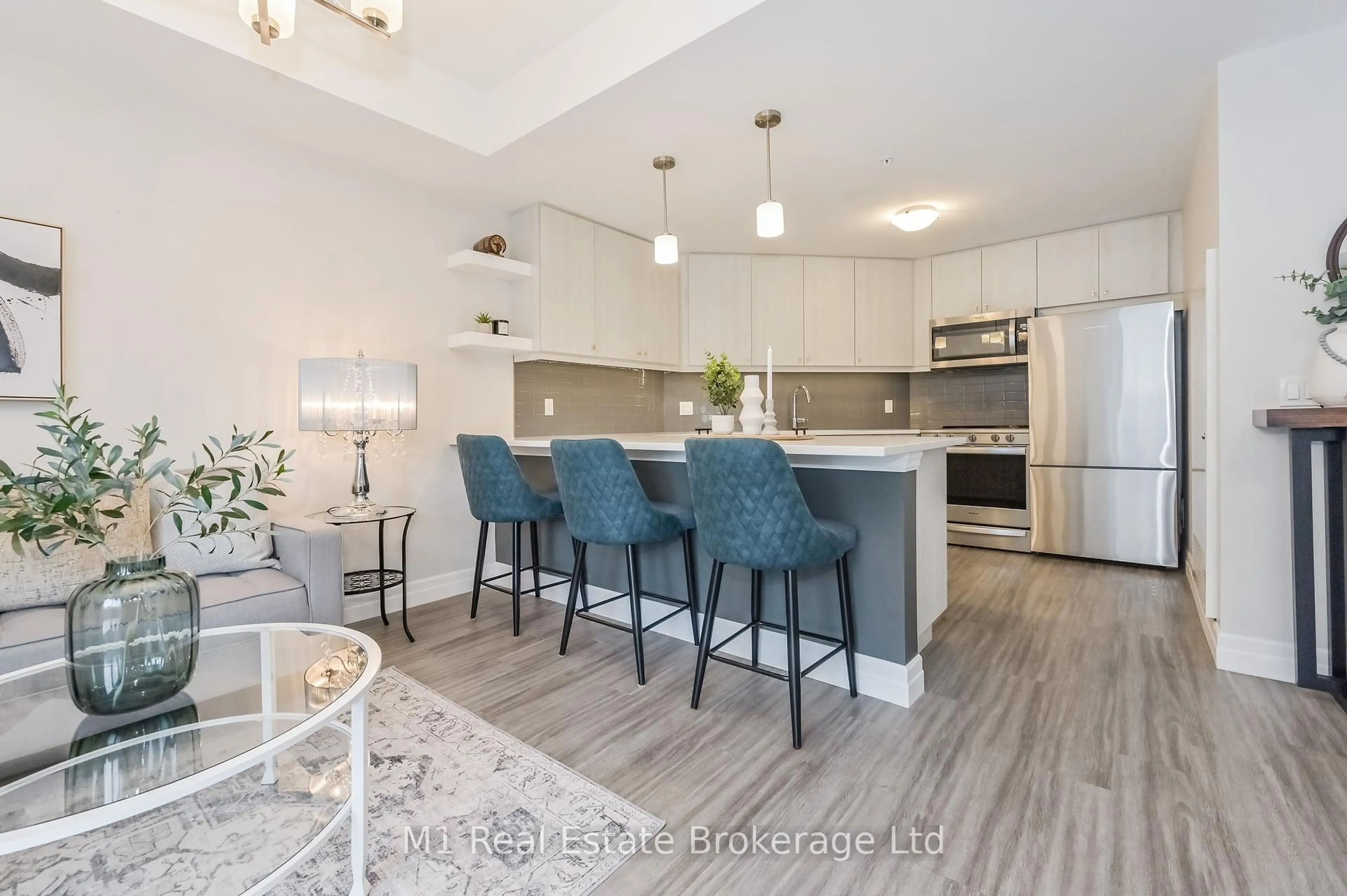 Open concept kitchen, unknown for 19 Stumpf St #101, Centre Wellington Ontario N0B 1S0