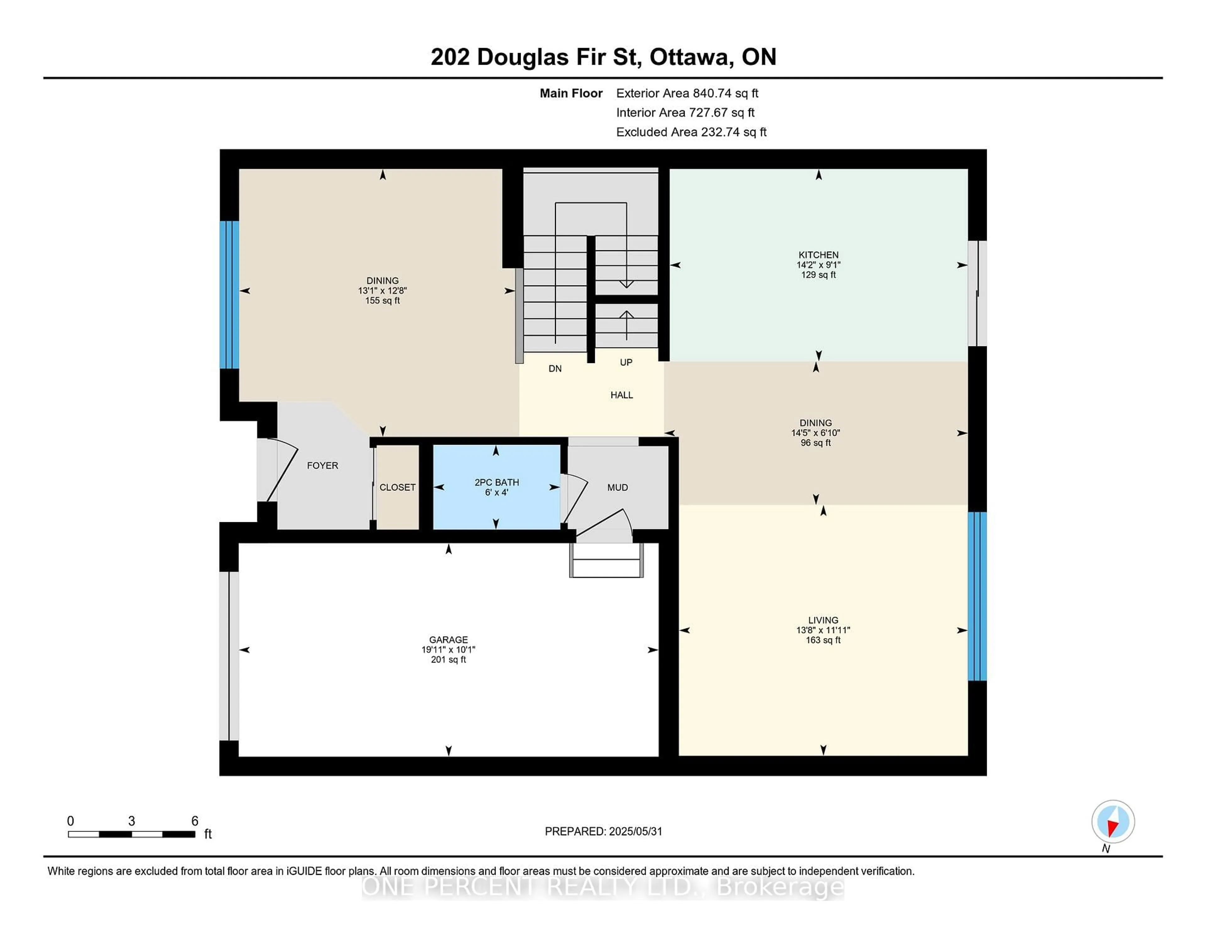 Floor plan for 202 Douglas Fir St, Ottawa Ontario K2J 6P9