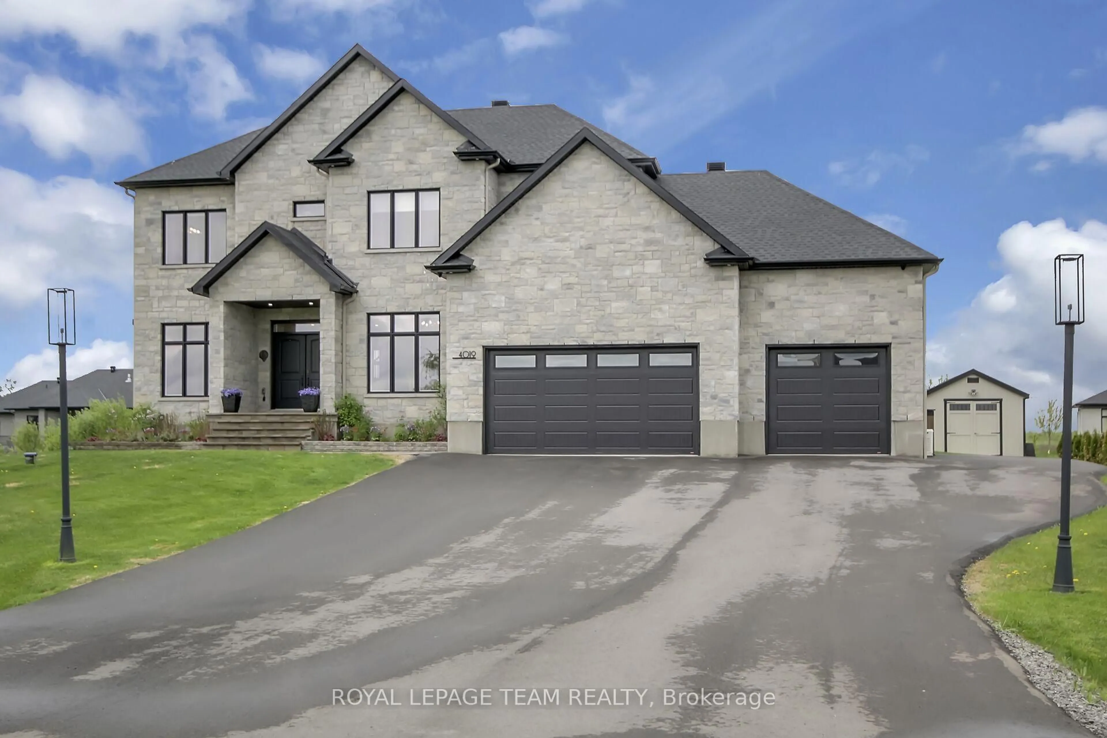 Home with brick exterior material, street for 4019 Perennial Way, Ottawa Ontario K4P 0G7