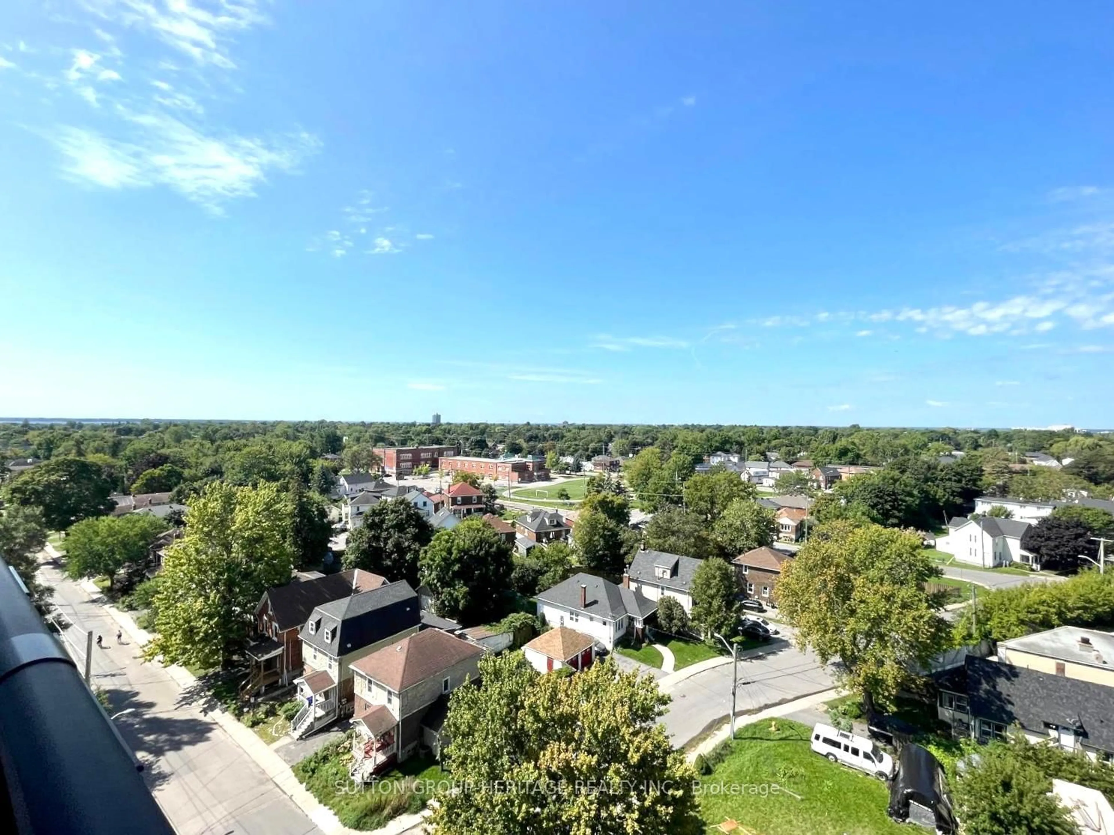 A pic from outside/outdoor area/front of a property/back of a property/a pic from drone, city buildings view from balcony for 652 Princess St #929, Kingston Ontario K7L 1E5