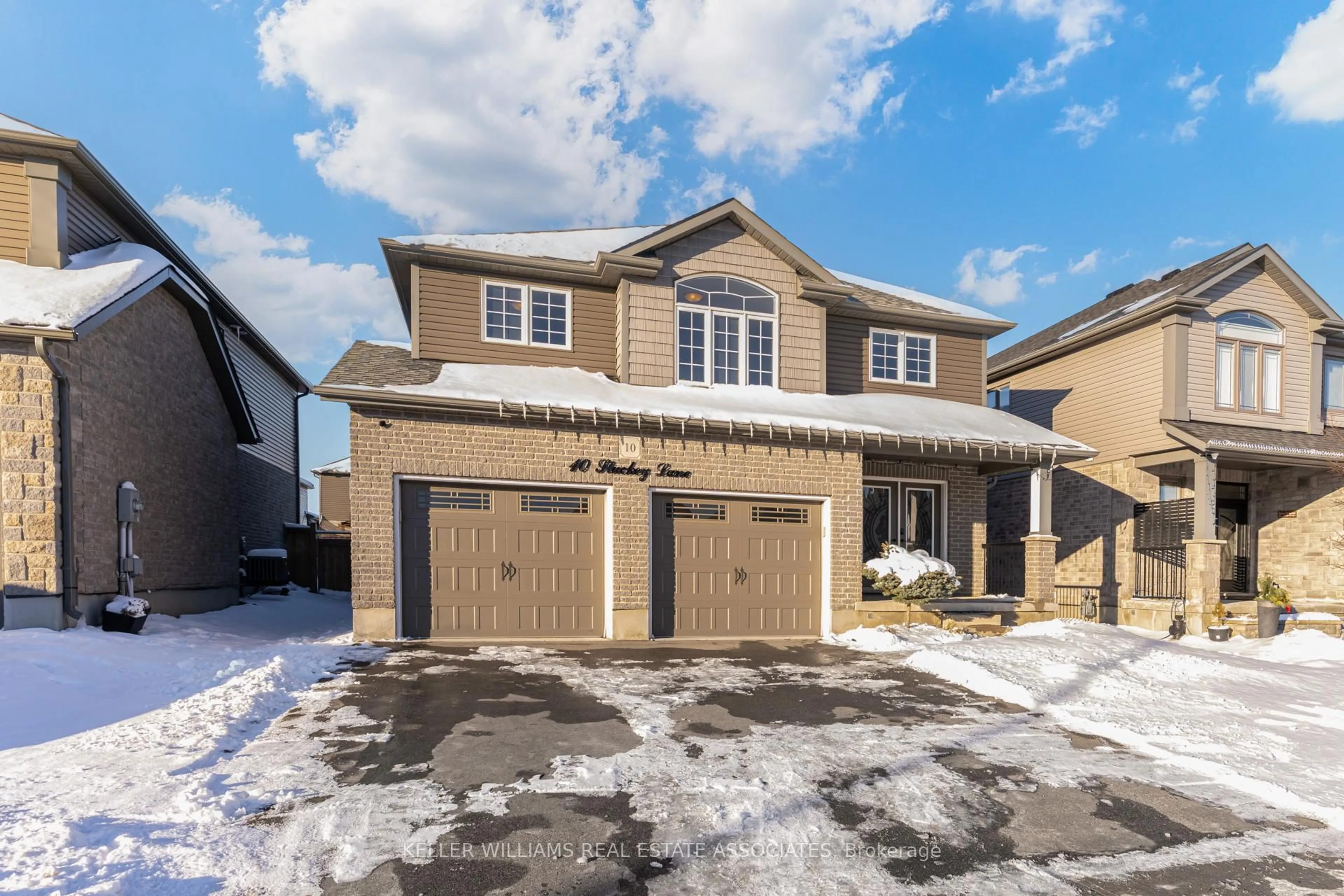 Home with brick exterior material, street for 10 Stuckey Lane, East Luther Grand Valley Ontario L9W 6W5