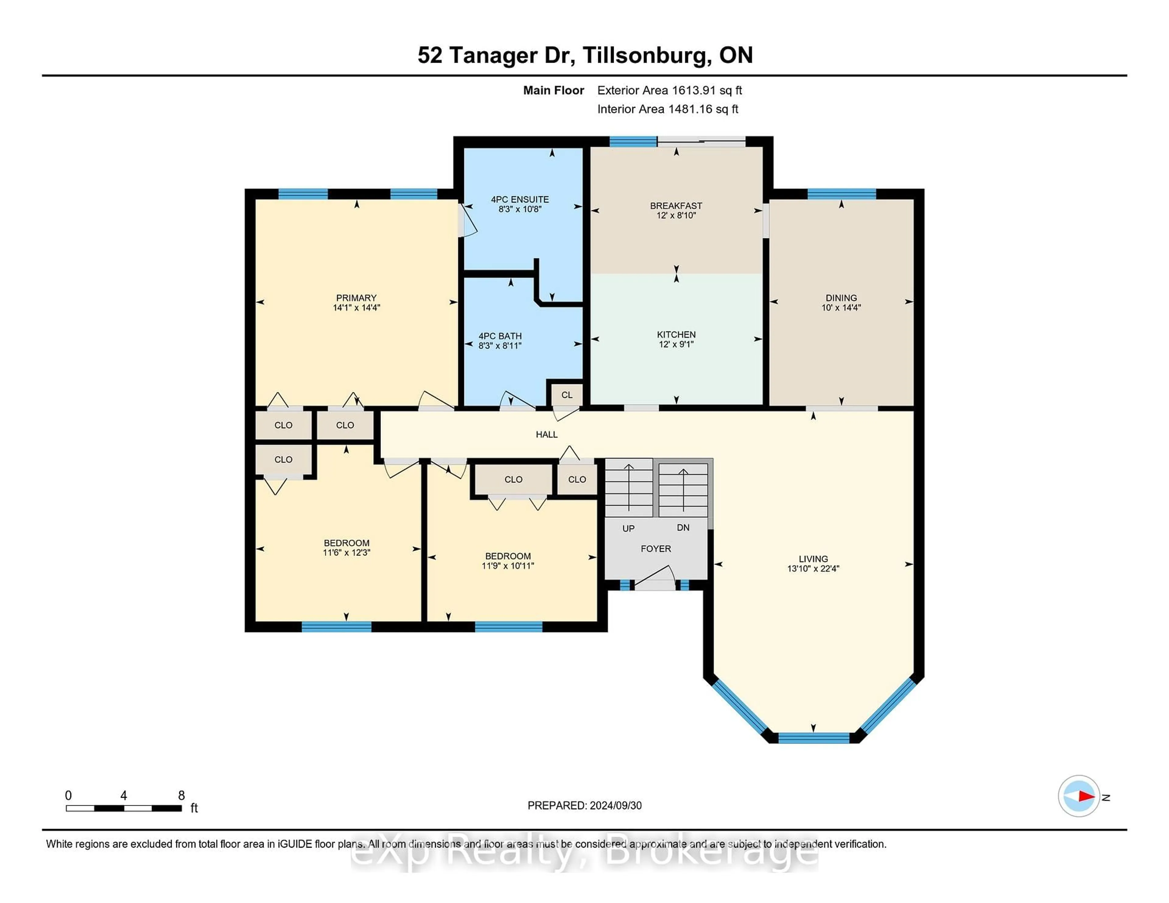 Floor plan for 52 Tanager Dr, Tillsonburg Ontario N4G 5J6