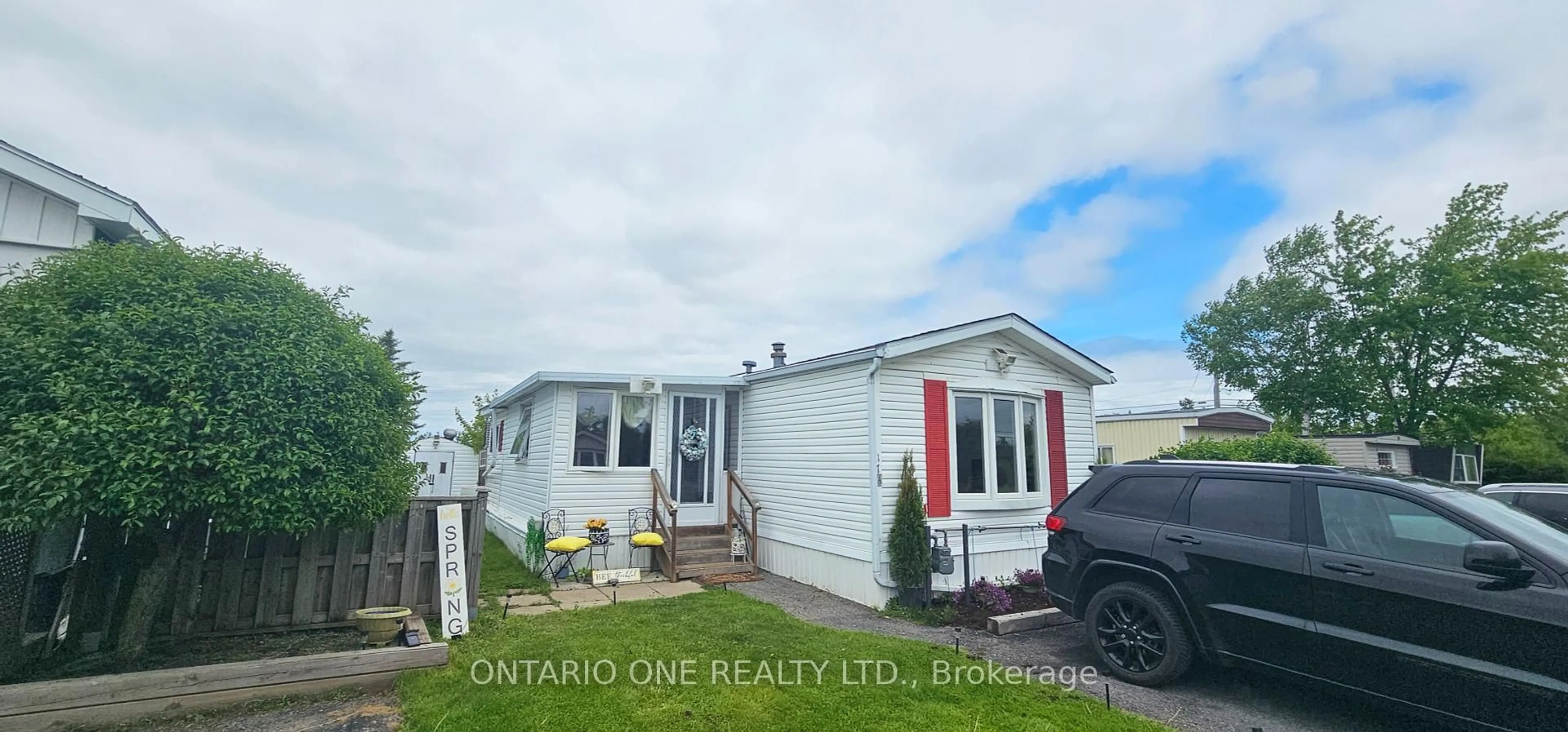 A pic from outside/outdoor area/front of a property/back of a property/a pic from drone, water/lake/river/ocean view for 2244 Heritage Line #17A, Otonabee-South Monaghan Ontario K9J 6X8