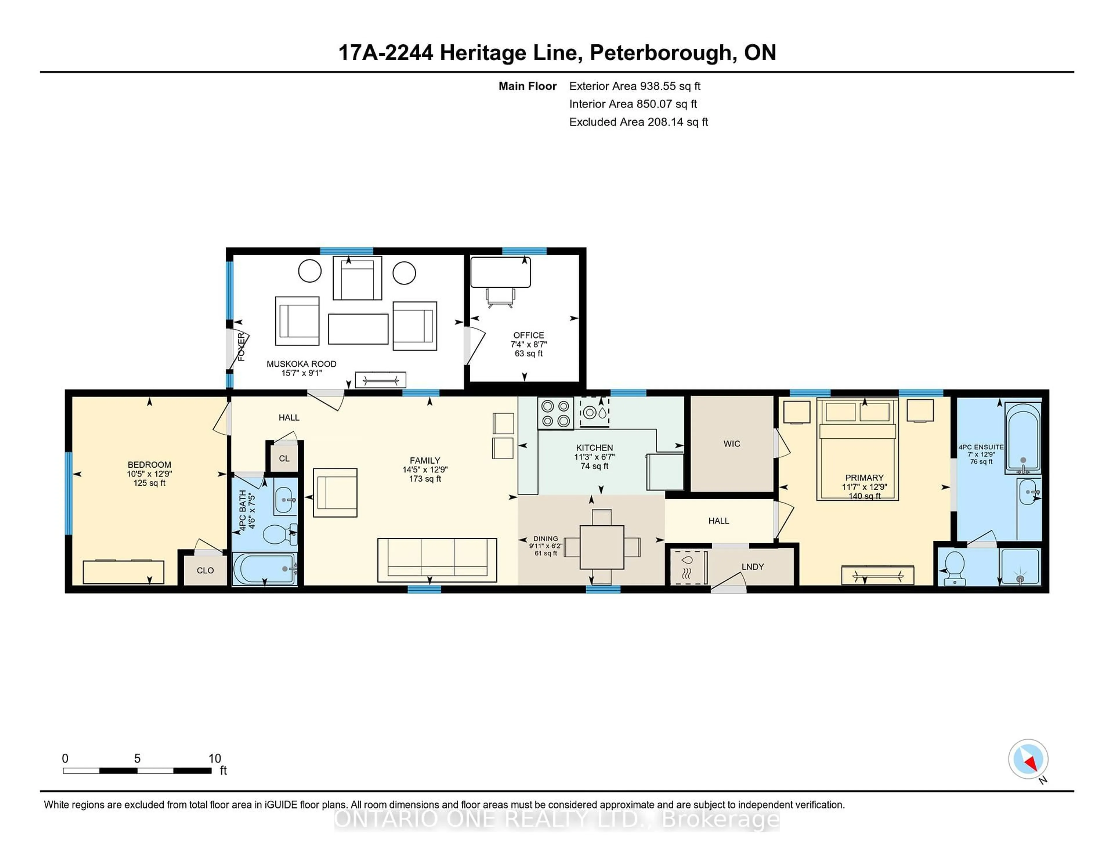 Floor plan for 2244 Heritage Line #17A, Otonabee-South Monaghan Ontario K9J 6X8