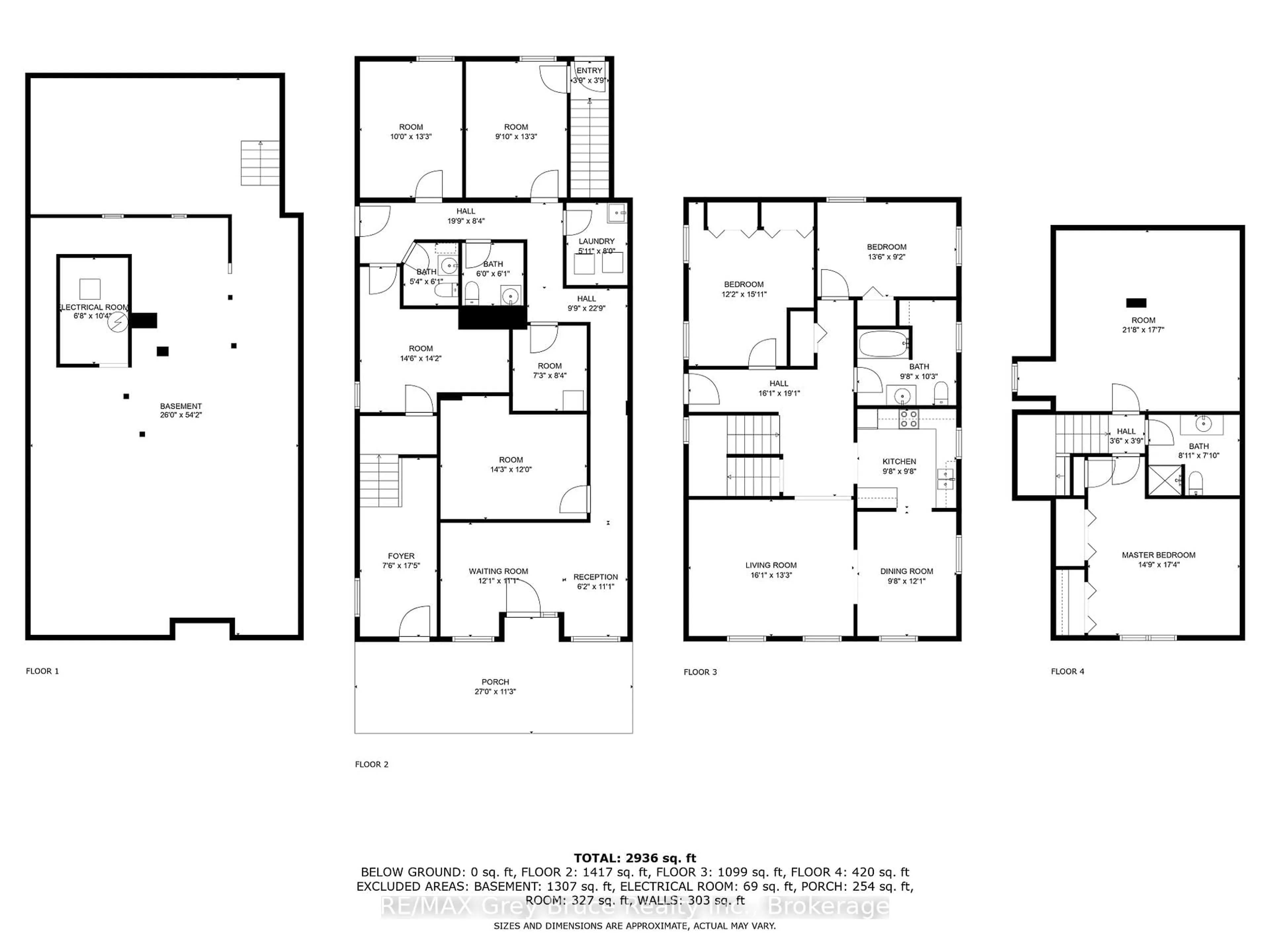 Floor plan for 784 16th St, Owen Sound Ontario N4K 1Y9