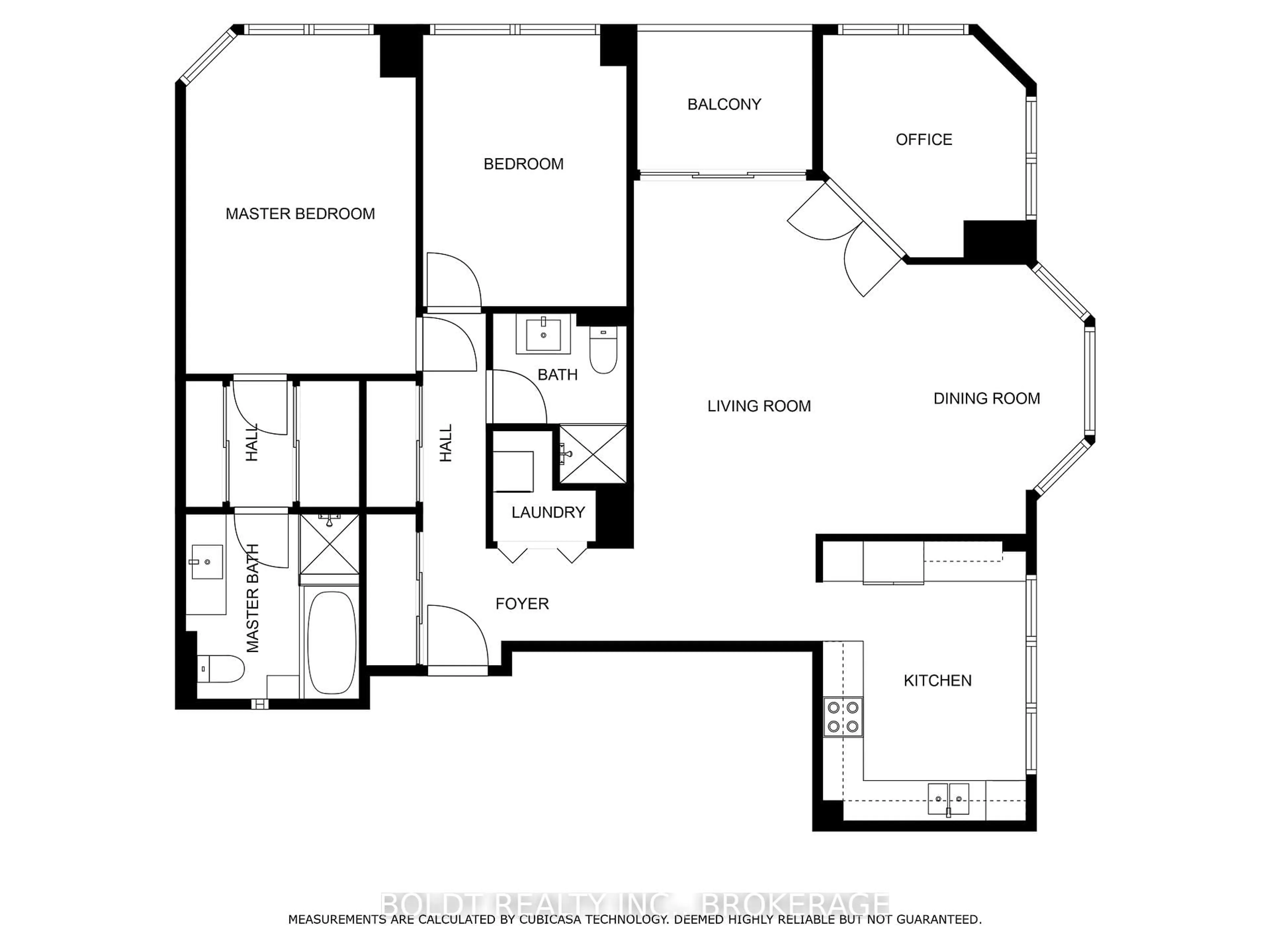 Floor plan for 3 Towering Heights Blvd #603, St. Catharines Ontario L2T 4A4