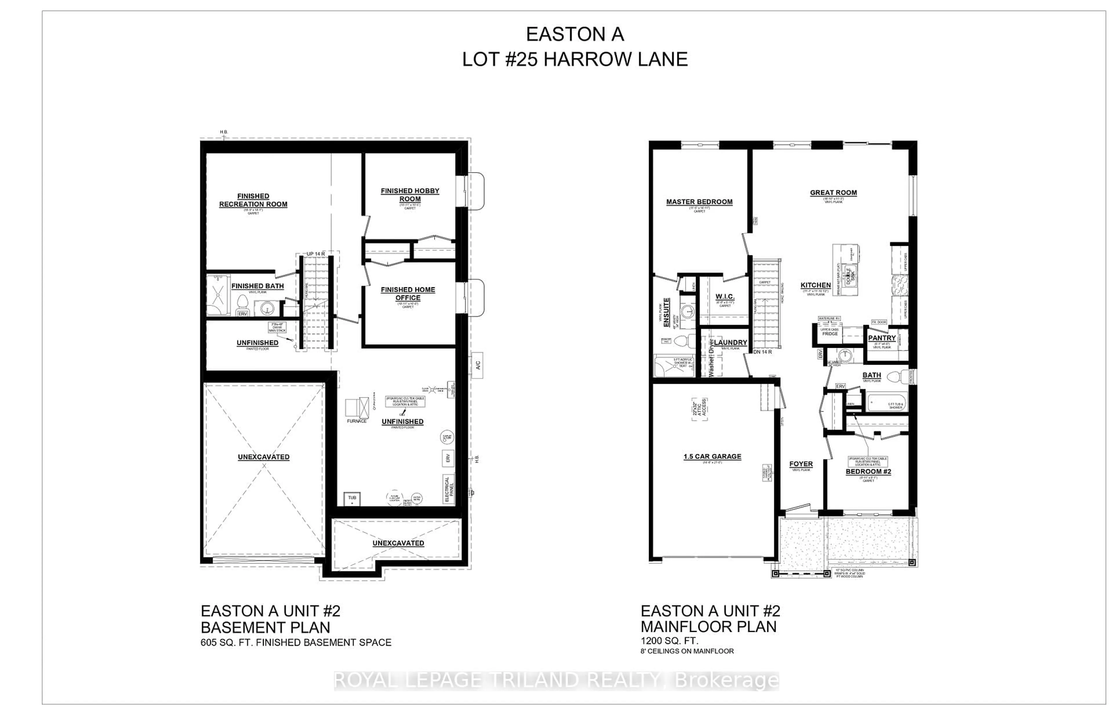 Floor plan for 43 Harrow Lane, St. Thomas Ontario N5R 0N4