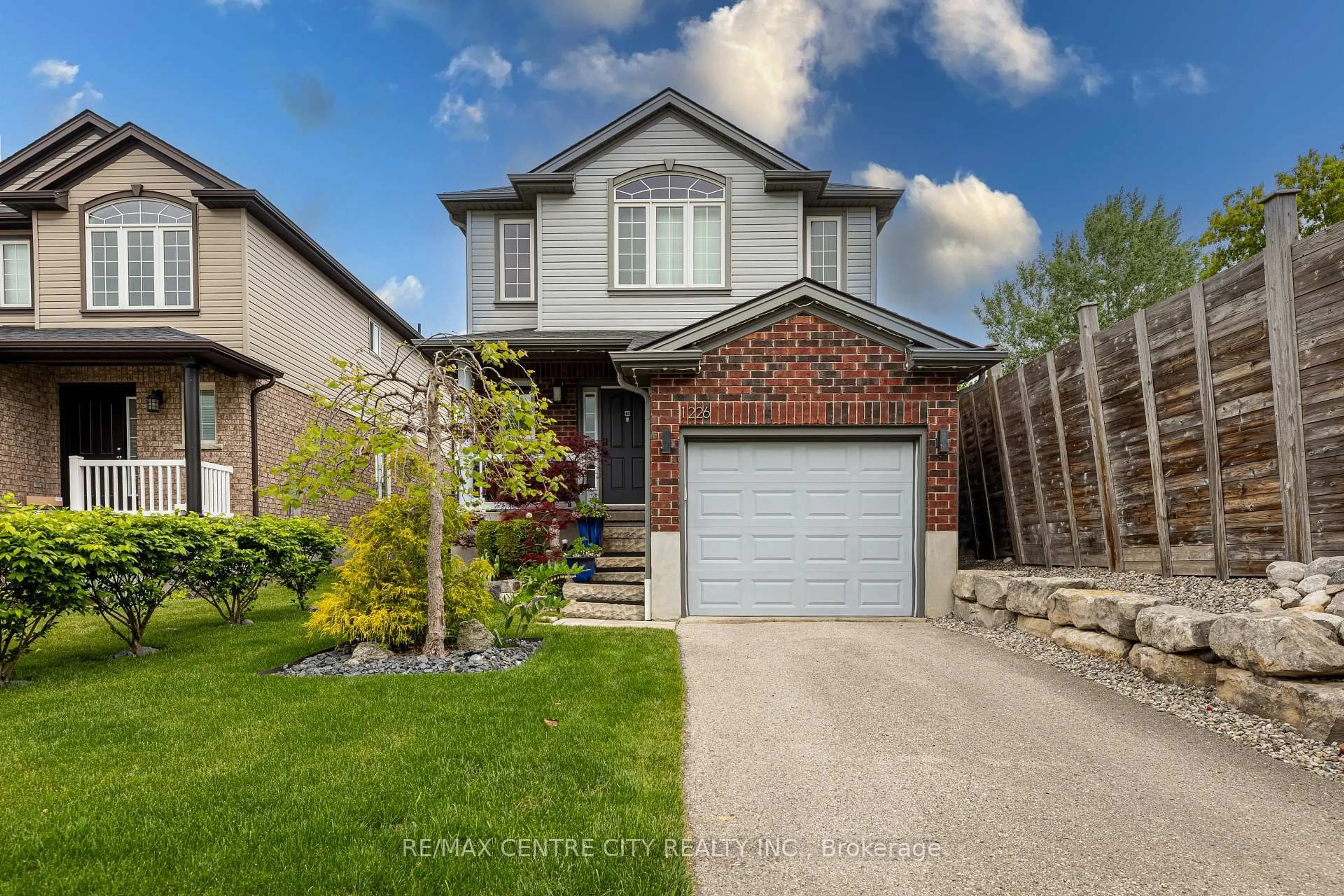 Home with brick exterior material, street for 1226 Savannah Dr, London North Ontario N5X 4P2