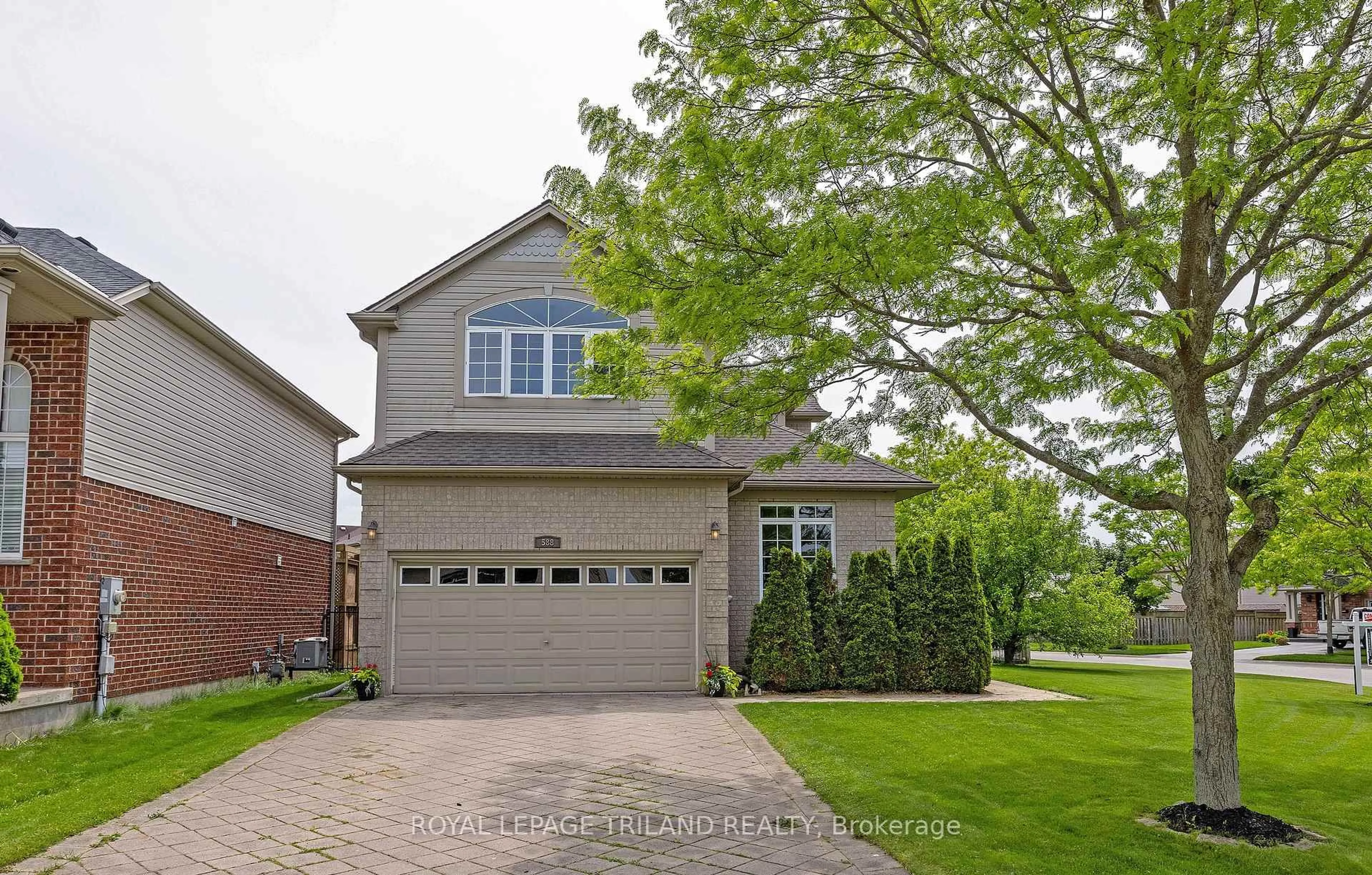 Home with brick exterior material, street for 588 North Leaksdale Circ, London South Ontario N6M 1K2