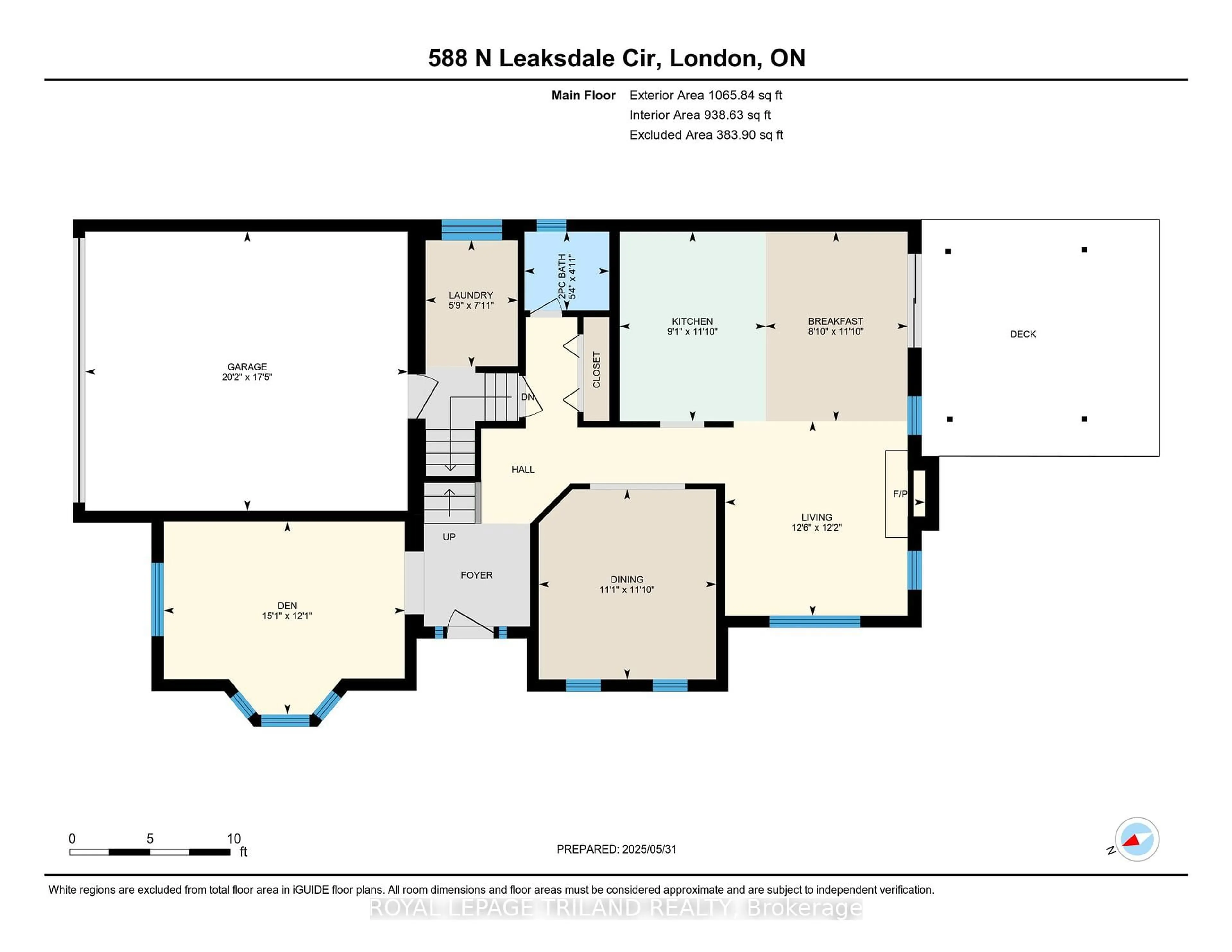 Floor plan for 588 North Leaksdale Circ, London South Ontario N6M 1K2