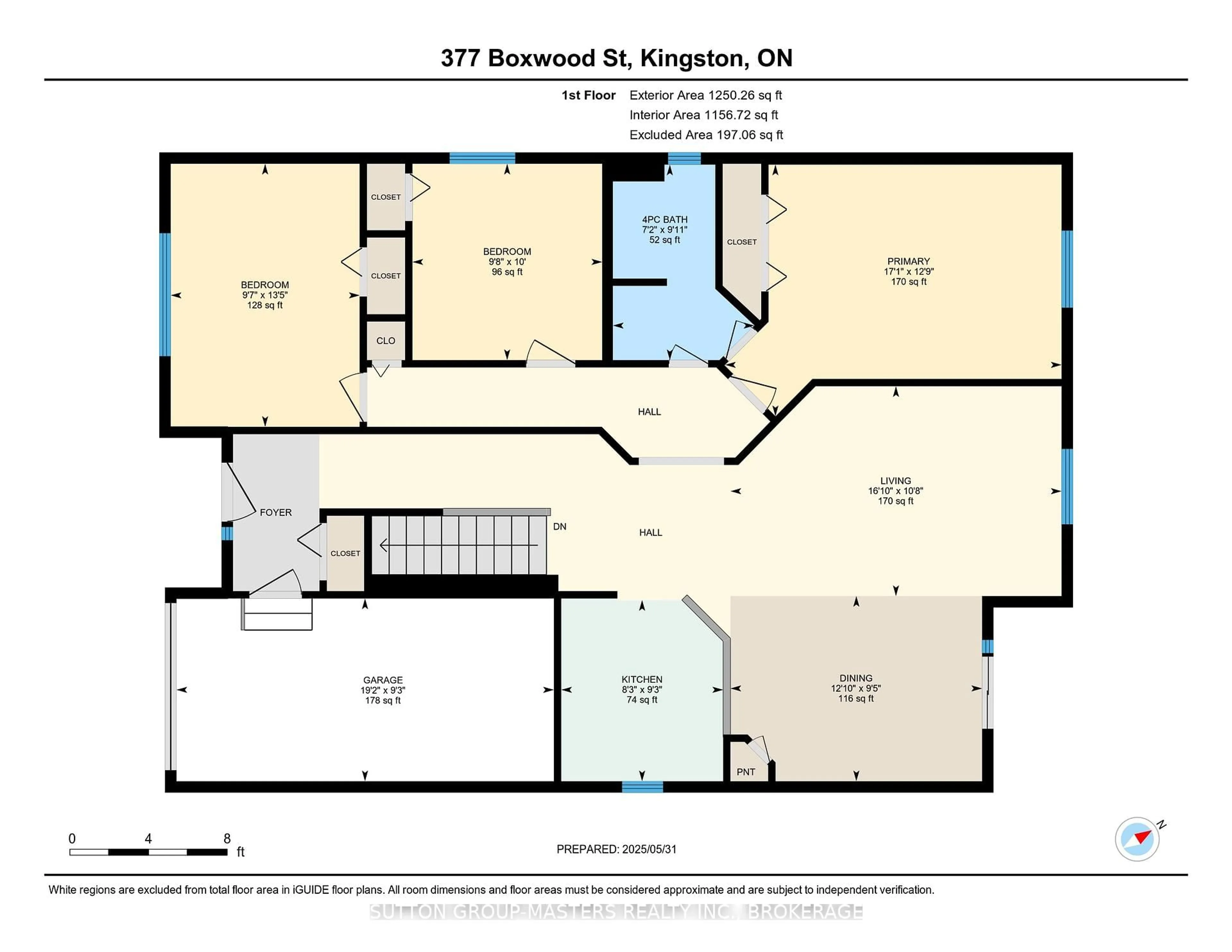 Floor plan for 377 BOXWOOD St, Kingston Ontario K7M 9C3