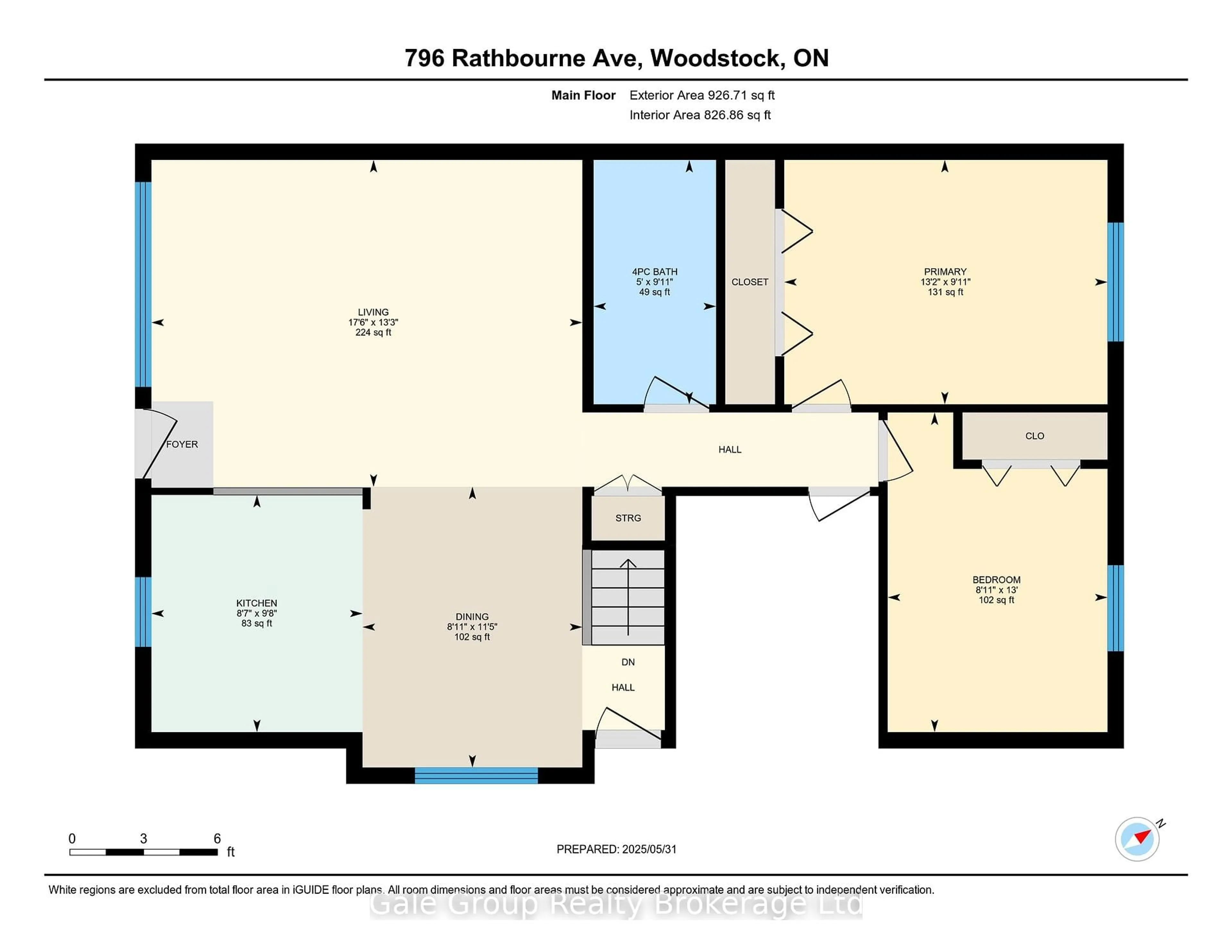 Floor plan for 796 Rathbourne Ave, Woodstock Ontario N4S 4L7