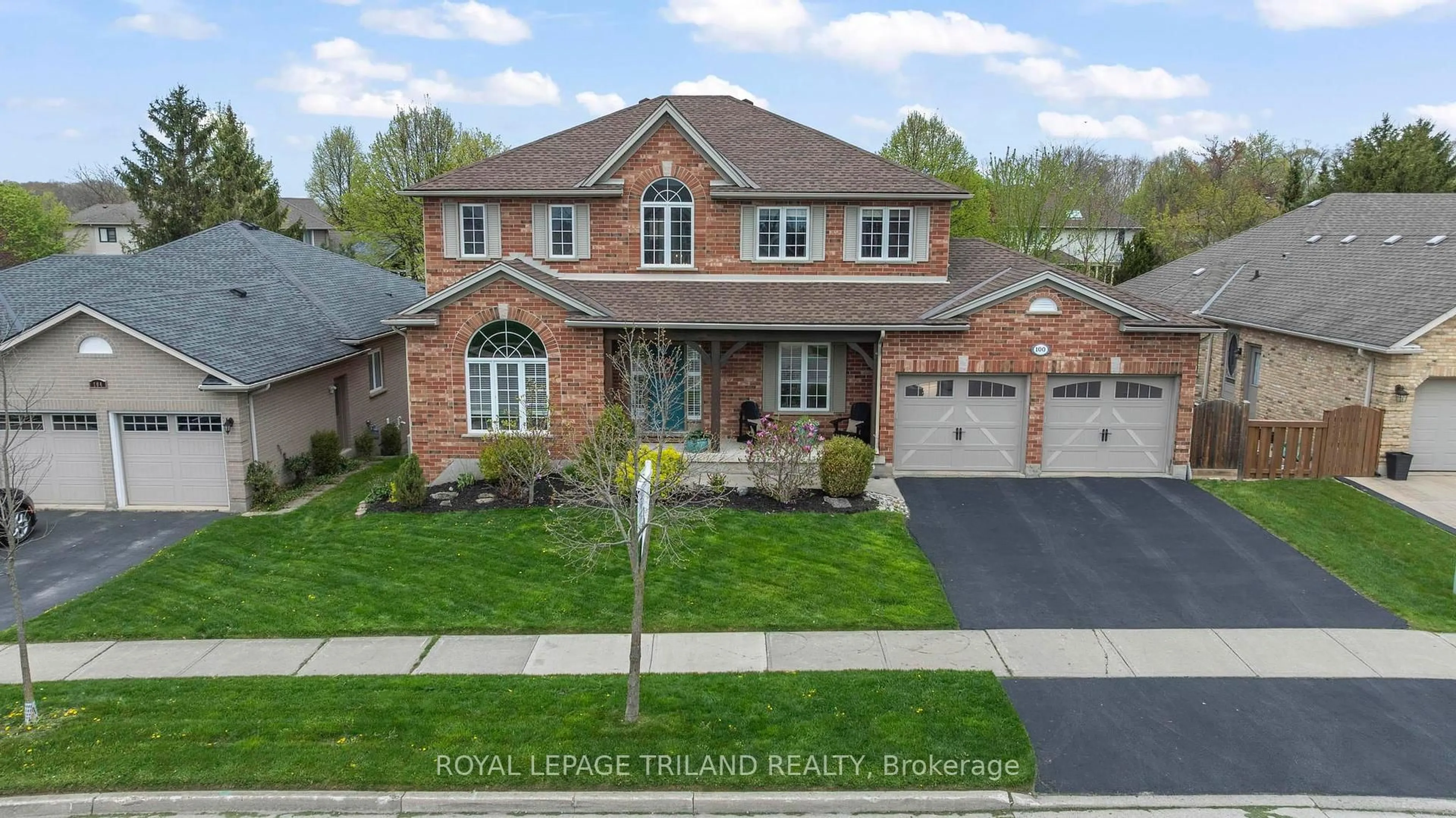 Home with brick exterior material, street for 100 Optimist Park Dr, London South Ontario N6K 4M1
