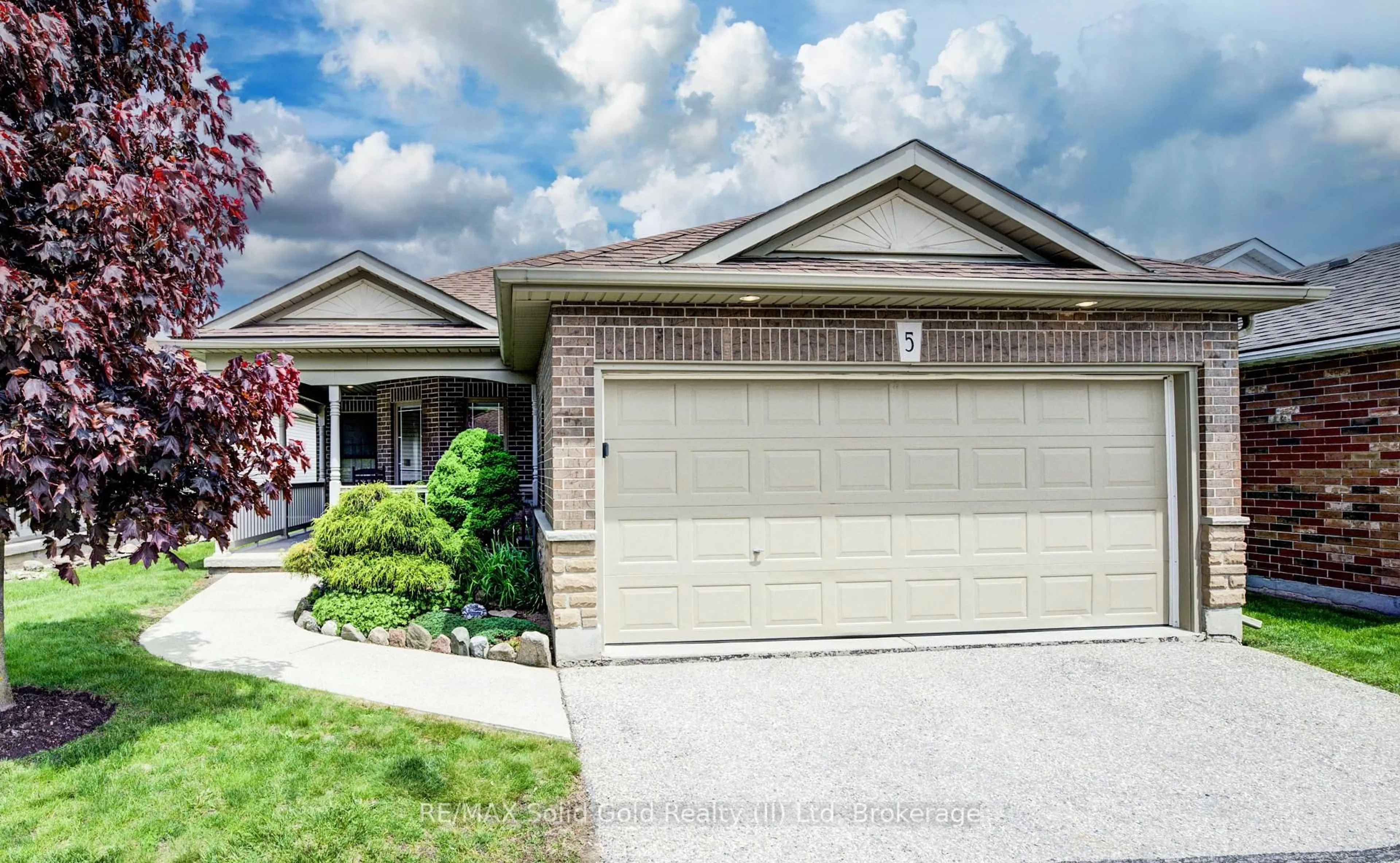 Home with brick exterior material, street for 1662 Erbs Rd #5, Wilmot Ontario N0B 2L0