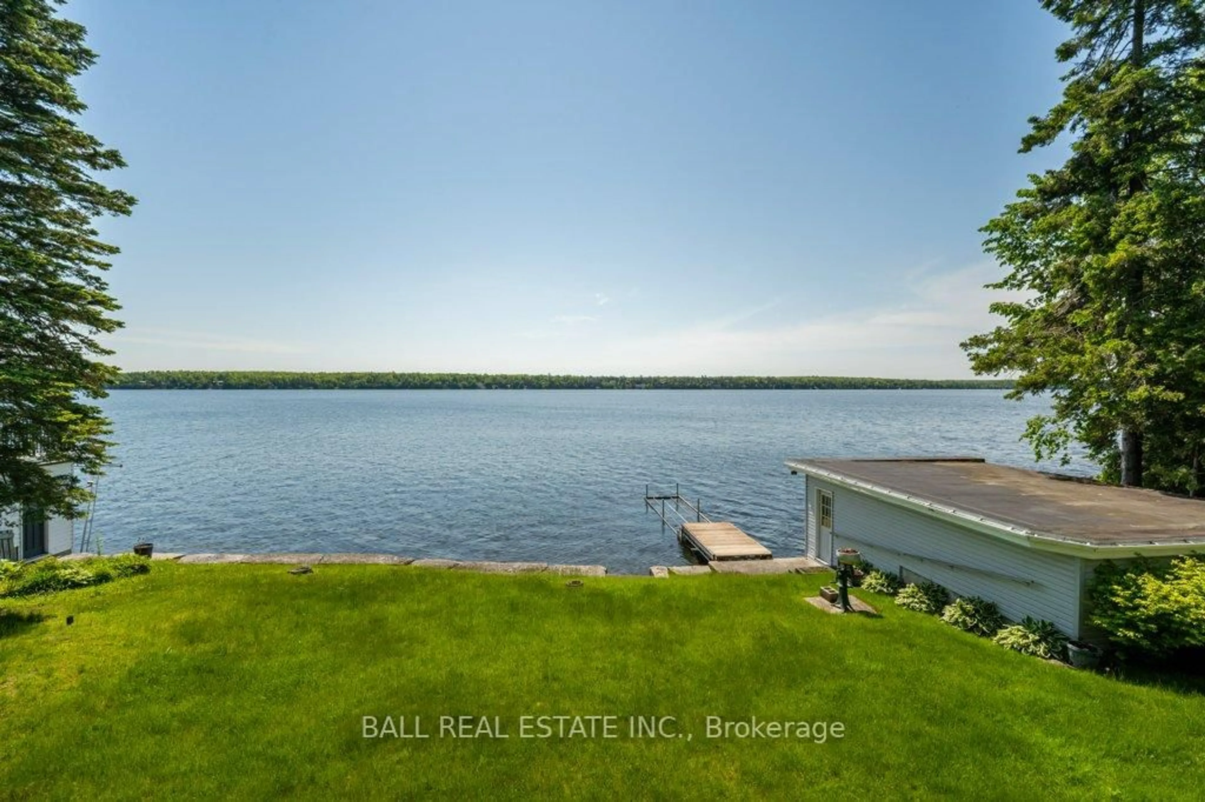 Patio, water/lake/river/ocean view for 3175 Fire Route 50 N/A, Selwyn Ontario K0L 2H0