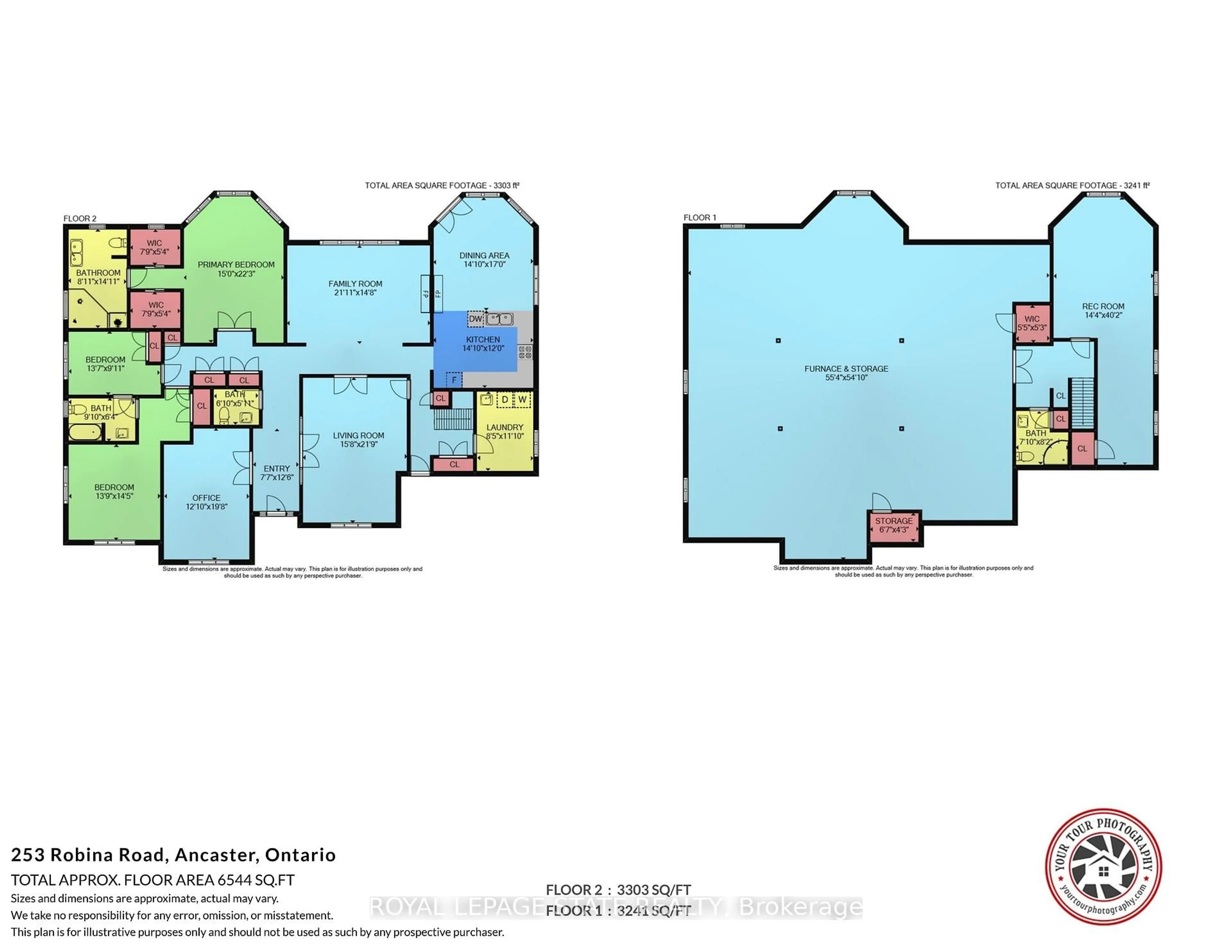 Floor plan for 253 Robina Rd, Hamilton Ontario L9G 2L6