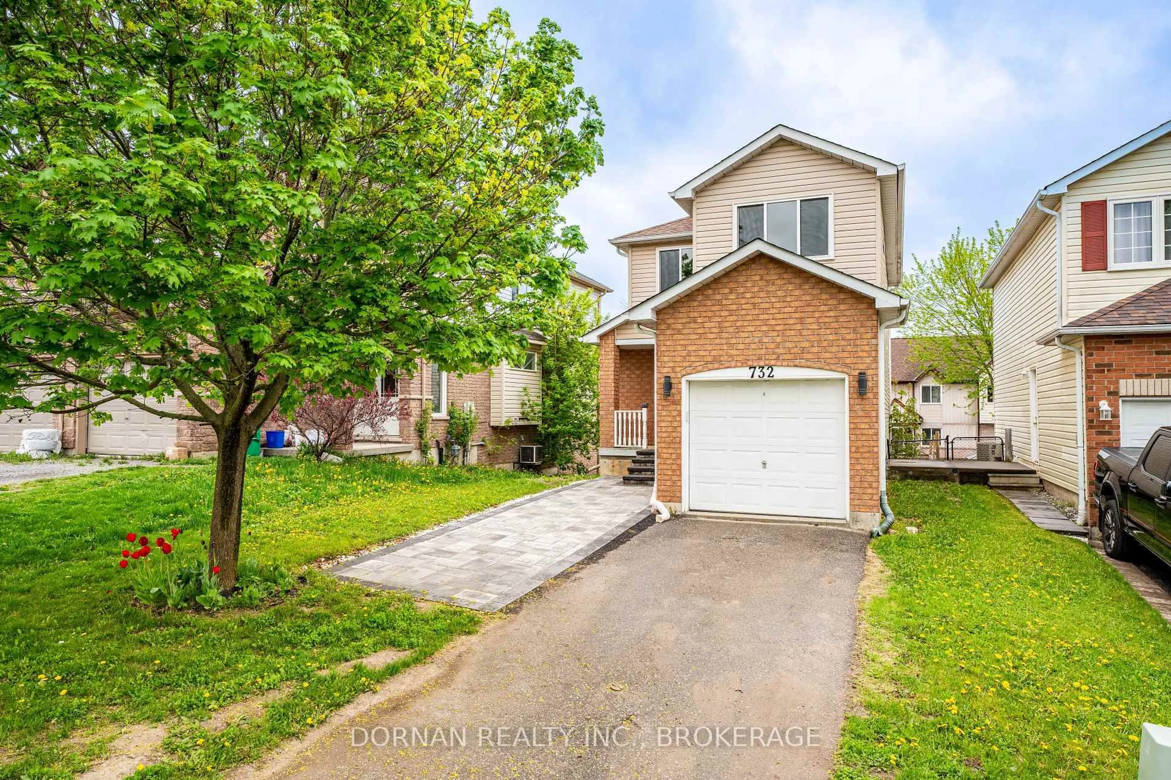 Home with brick exterior material, street for 732 Trailview Dr, Peterborough South Ontario K9J 8P2