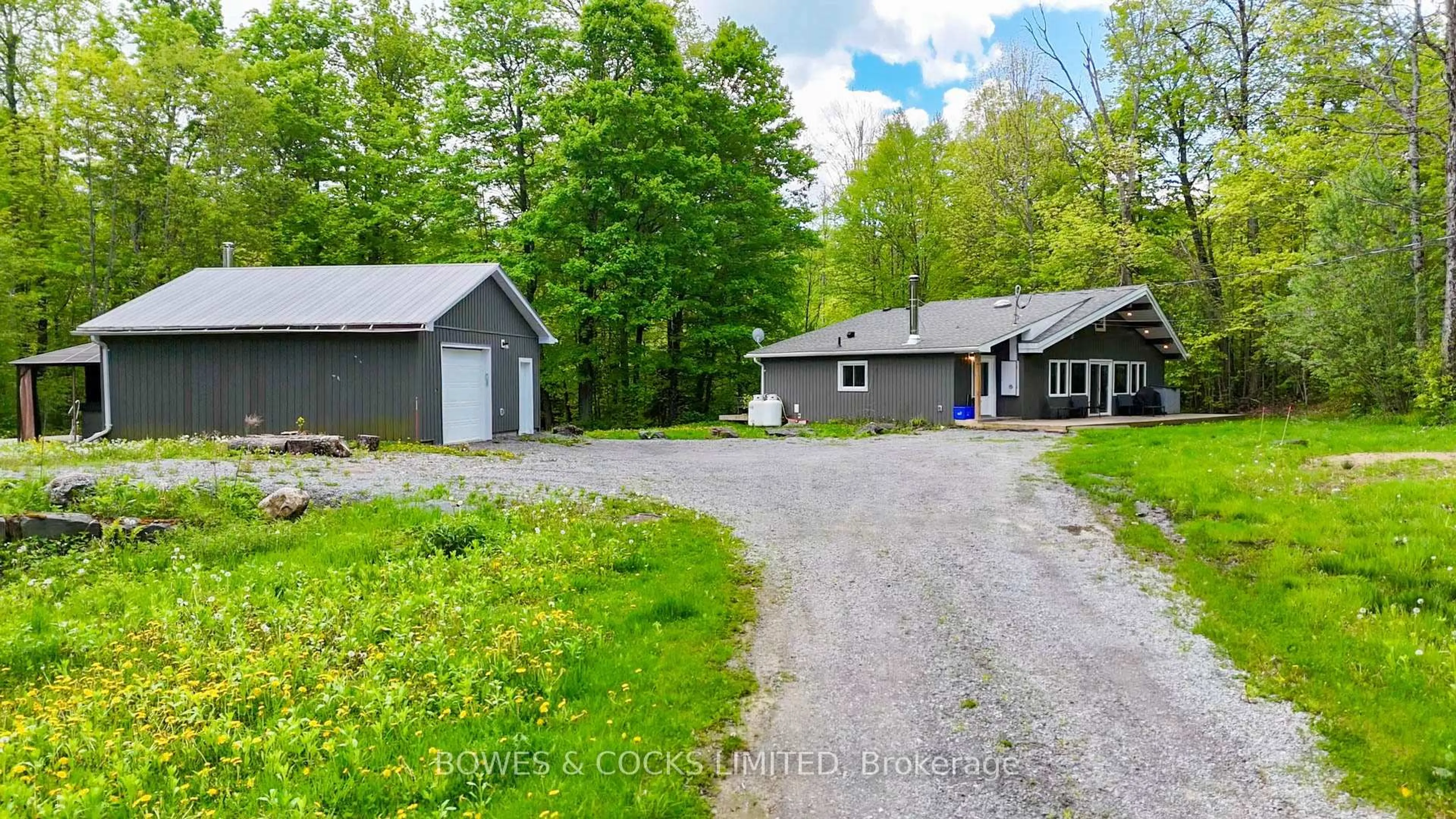 A pic from outside/outdoor area/front of a property/back of a property/a pic from drone, street for 2221/2223 County Road 620 N/A, North Kawartha Ontario K0L 1A0
