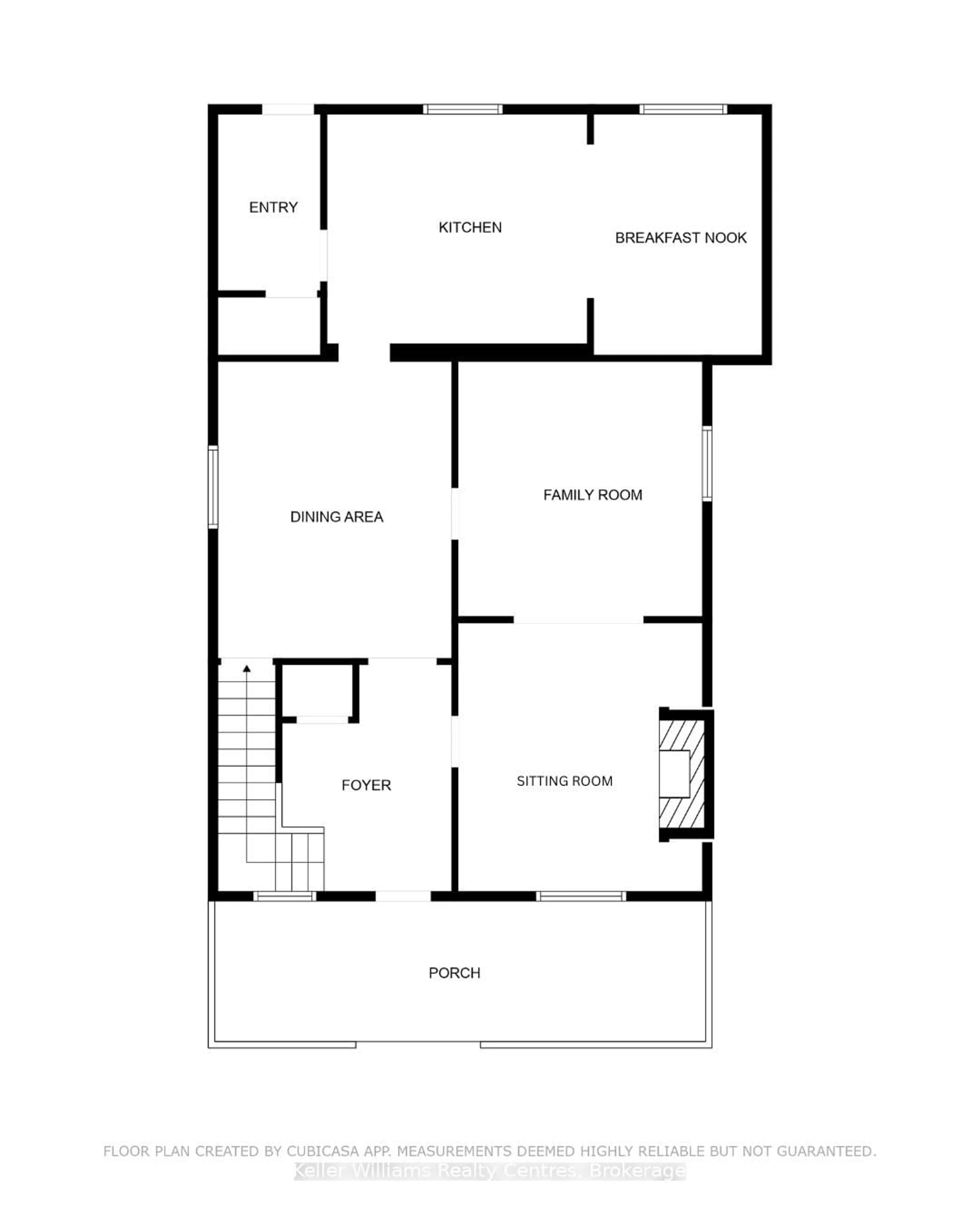 Floor plan for 288 7th Ave, Hanover Ontario N4N 2H4