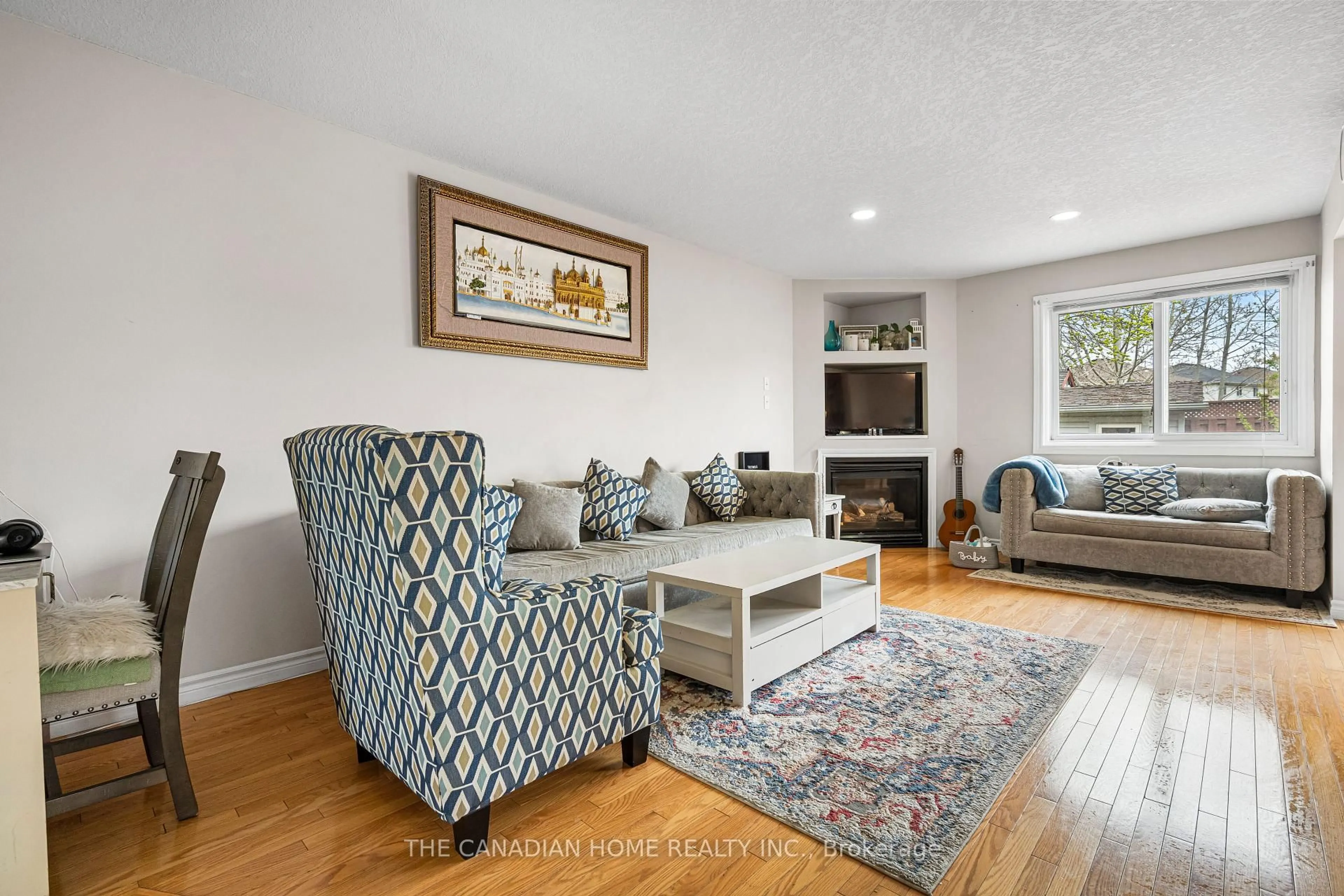 Living room with furniture, unknown for 14 Bush Clover Cres, Kitchener Ontario N2E 2P9