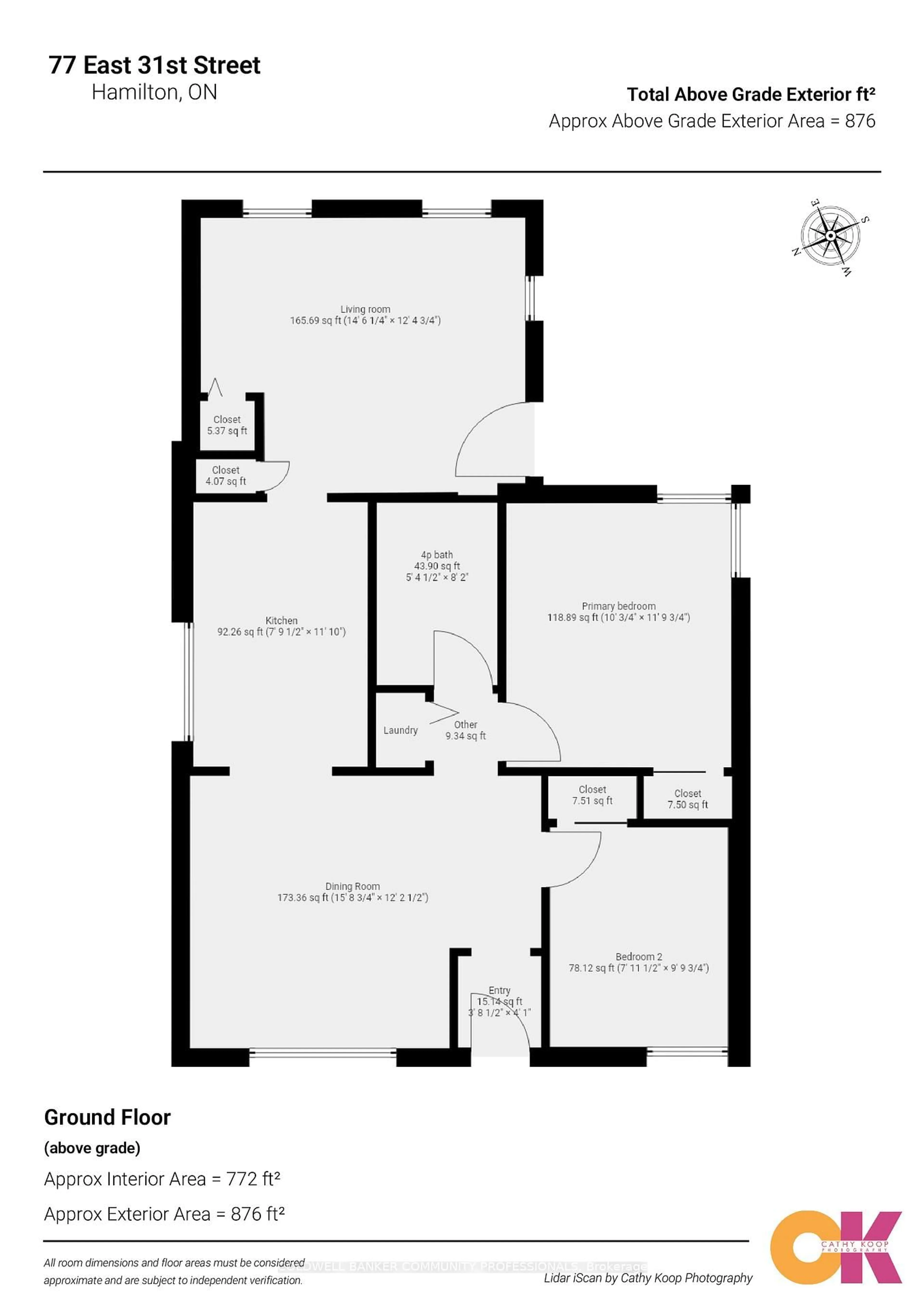Floor plan for 77 East 31st St, Hamilton Ontario L8V 3N9